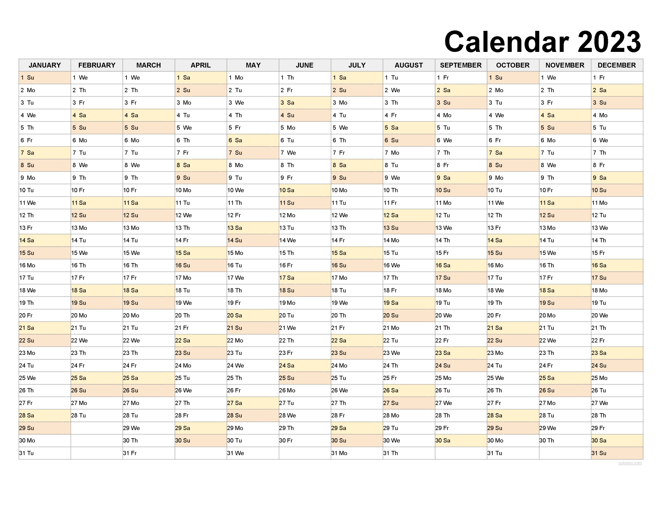 2023 &amp;amp; 2024 Calendar, Monthly Calendars, With Calendar Maker | 2023 Calendar 2024 Printable By Month