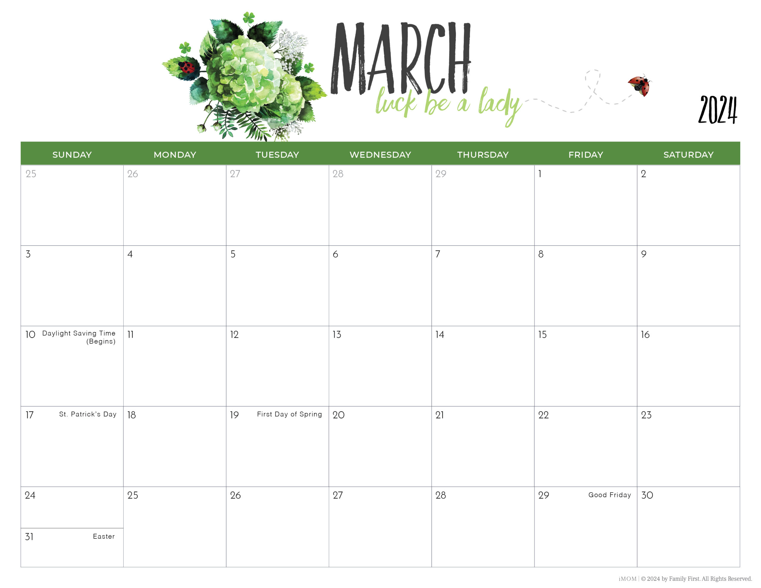 2023-2024 Printable Calendars For Moms - Imom | Printable Calendar 2024 Imom
