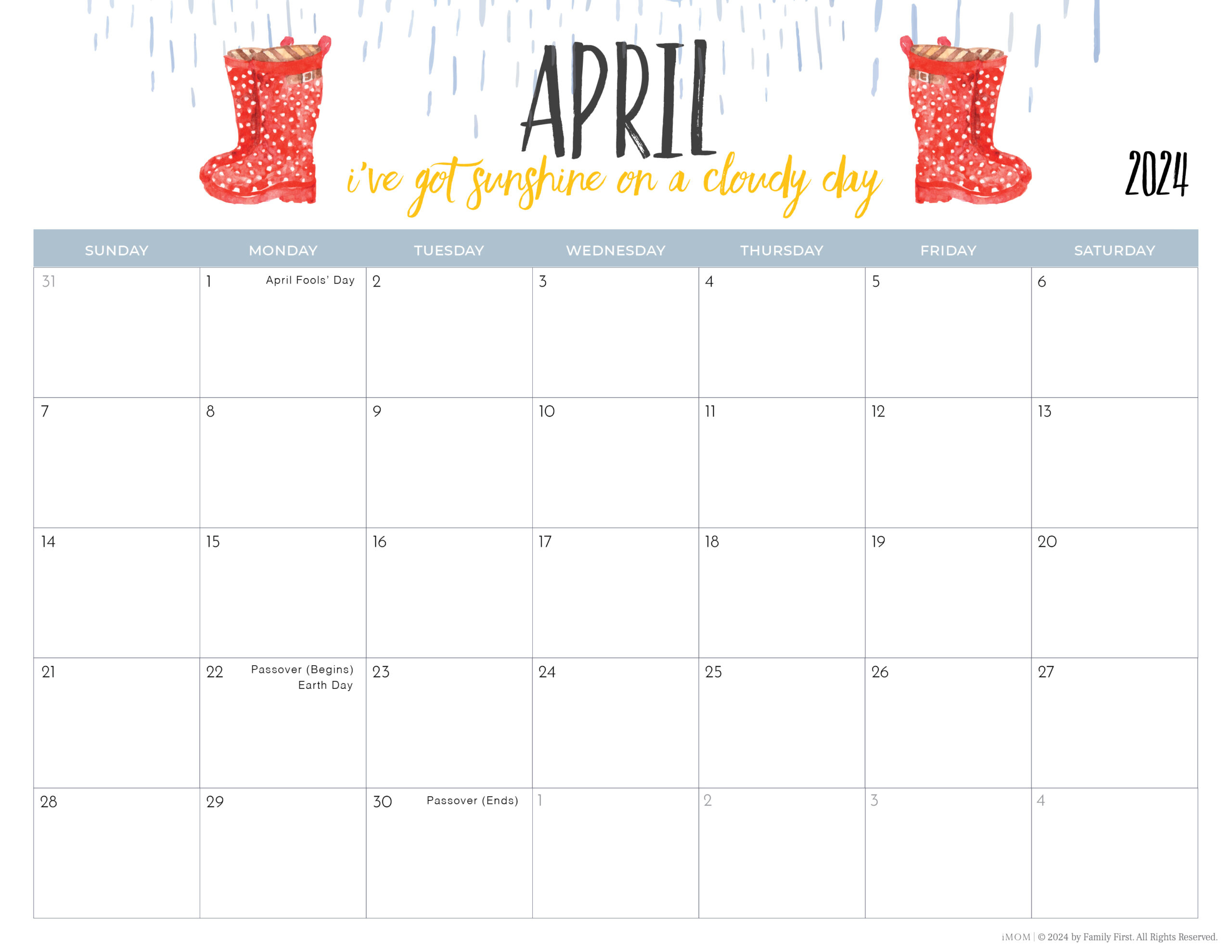 2023-2024 Printable Calendars For Moms - Imom | Printable Calendar 2024 Imom
