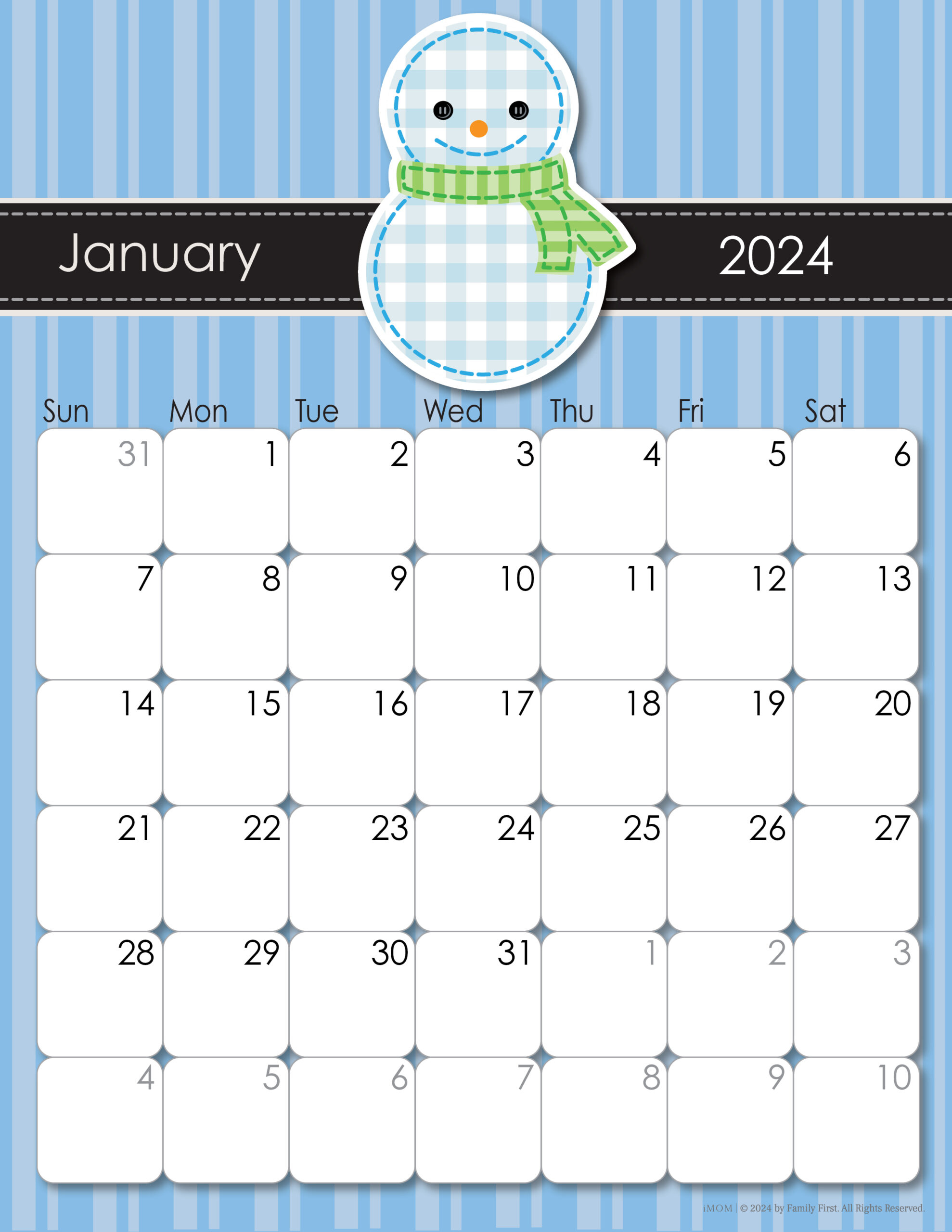 2023-2024 Whimsical Printable Calendars For Moms - Imom | Printable Calendar 2024 Imom