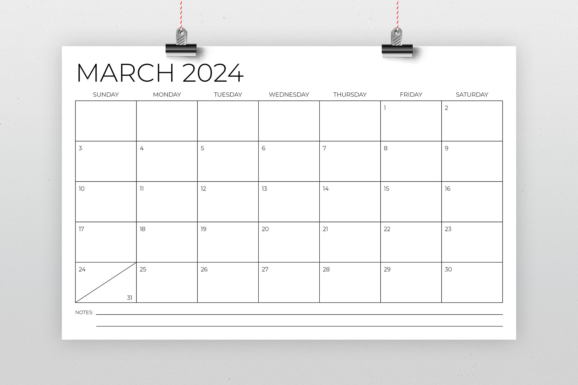2024 11 X 17 Inch Calendar Templaterunning With Foxes | 2024 Printable Calendar 11X17