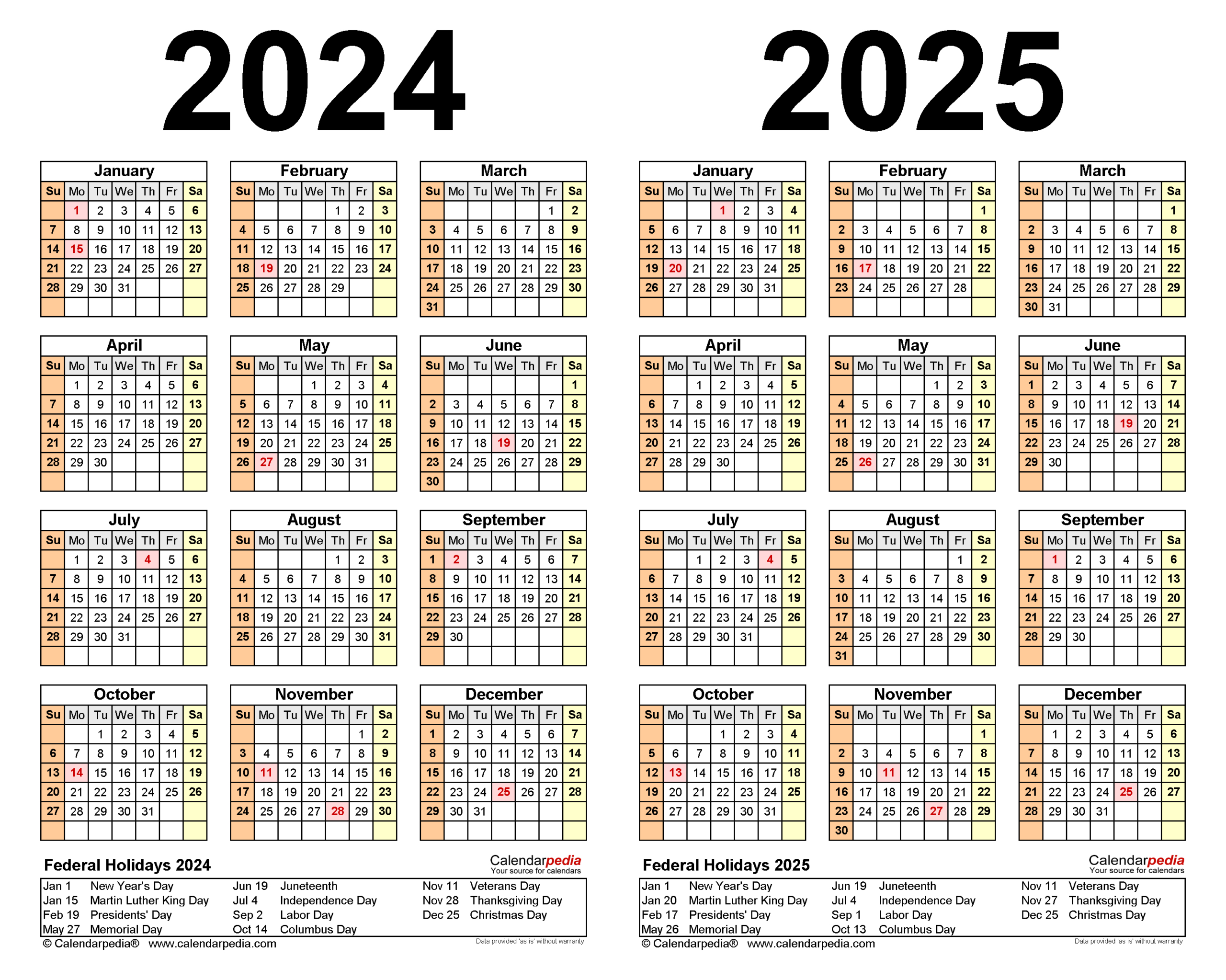 2024-2025 Two Year Calendar - Free Printable Excel Templates | Printable Calendar April 2024 To March 2025