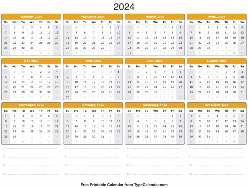 Google Calendar 2024 Printable Free Printable Calendar 2024