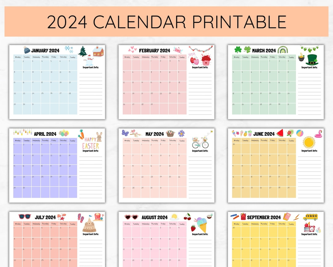 Printable Calendar 2024 Pakistan Printable Calendar 2024