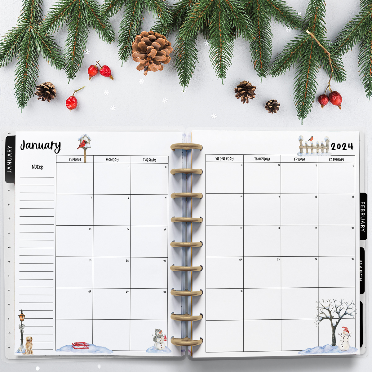 2024 Free Printable Monthly Calendar With Holidays | Free Printable Calendar 2024 Monthly Holiday