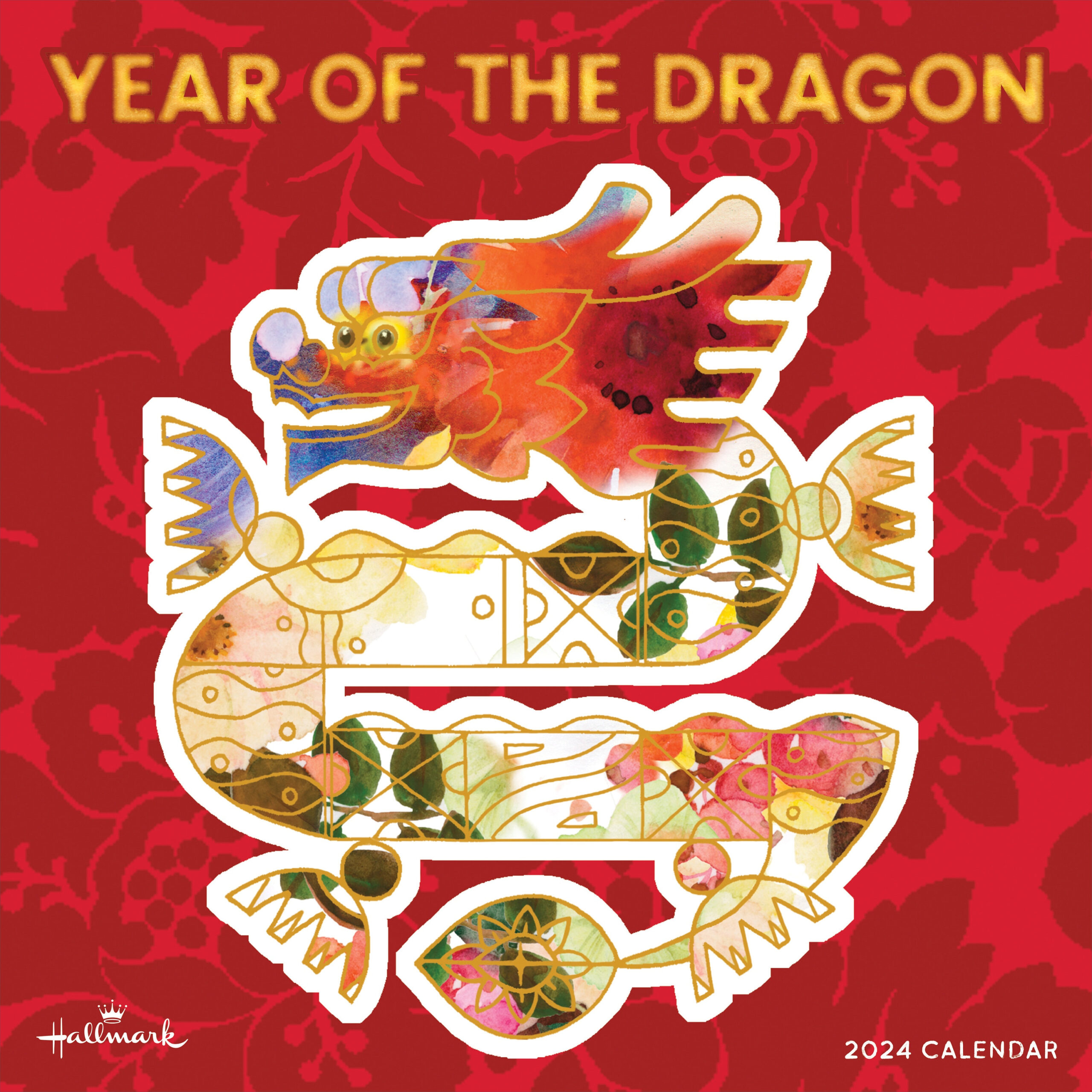 2024 Year Of The Dragon Wall Calendar - Etsy Hong Kong | Year 2024 Calendar Hong Kong