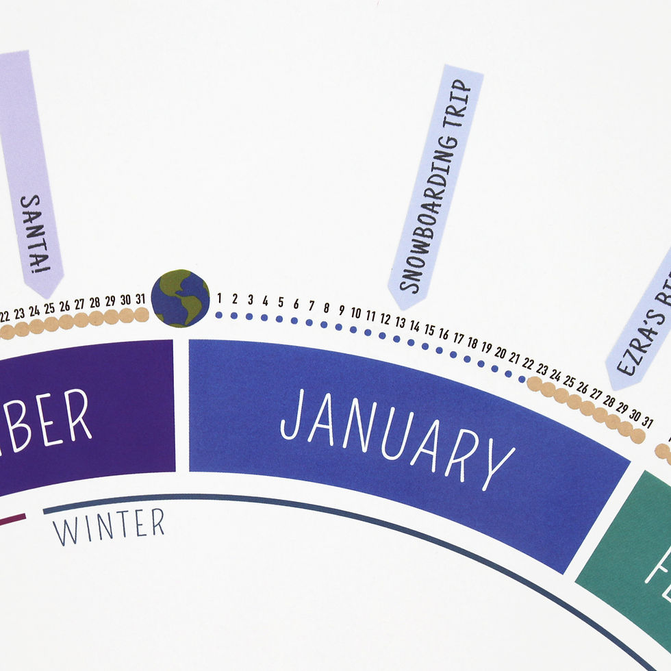 2024 Year Round Scratch-Off Calendar (Without Holidays | 2024 Year Round Calendar