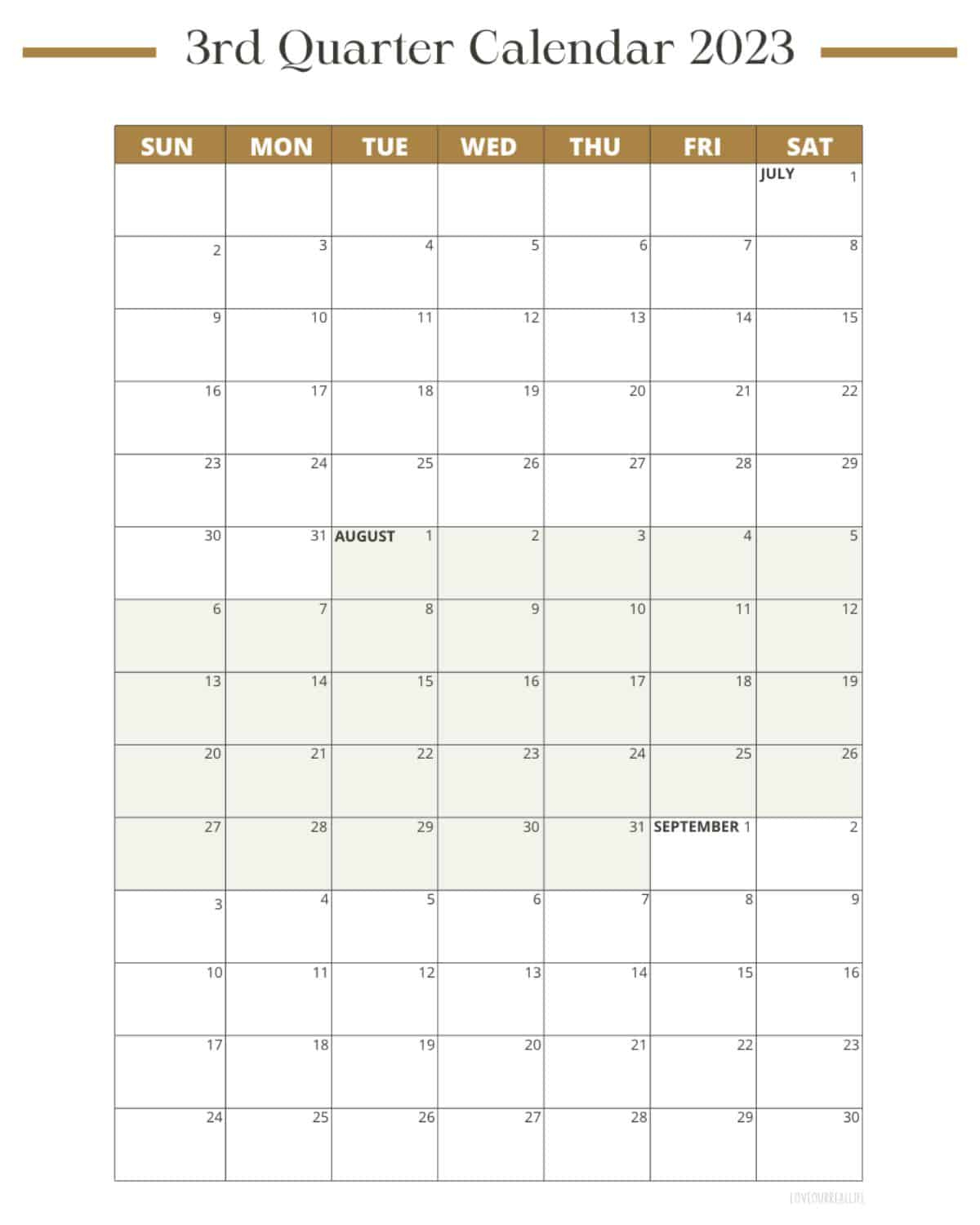 3 Month Calendar Printables: 2023 And 2024 ⋆ Love Our Real Life | 3 Month Printable Calendar 2024