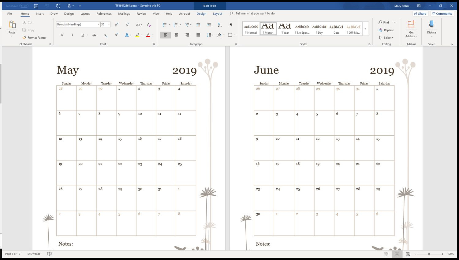 9 Top Place To Find Free Calendar Templates For Word | Is There A Printable Calendar In Word?