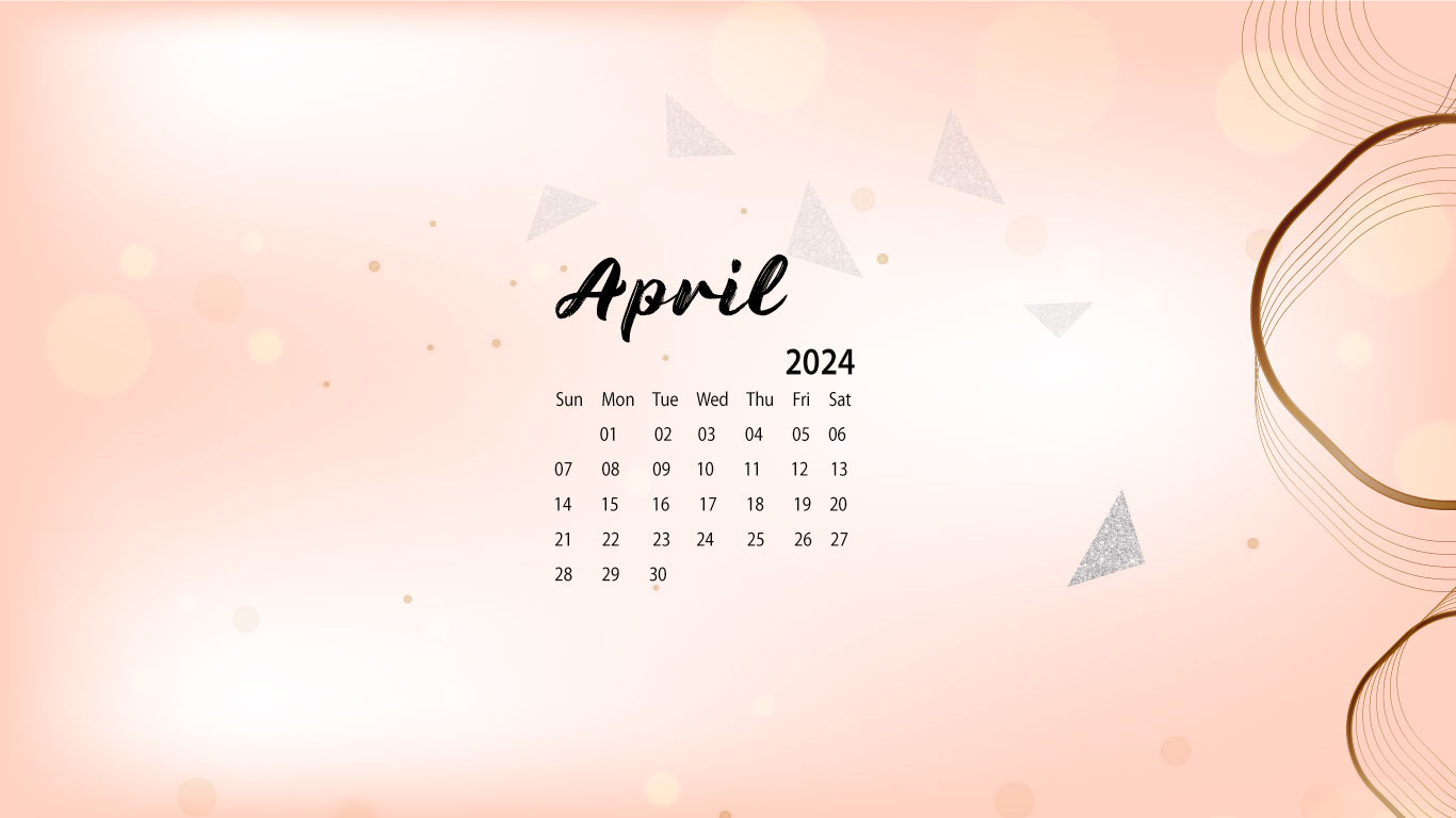 April 2024 Desktop Wallpaper Calendar - Calendarlabs | Printable Calendar 2024 Calendar Labs