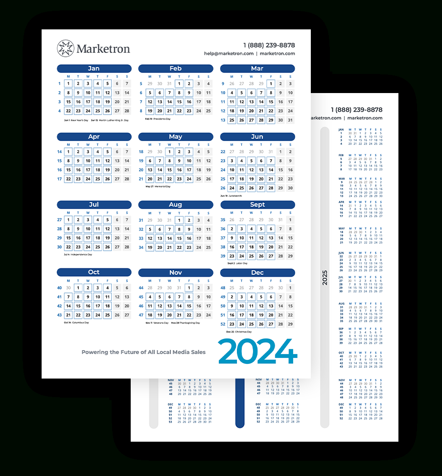 Broadcast Calendars | Marketron | Broadcast Calendar 2024 Printable