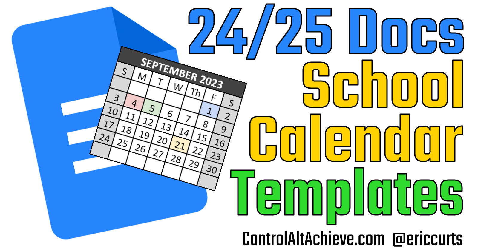 Control Alt Achieve: Google Docs Calendar Templates For The 2024 | Calendar Template 2024 Google Docs