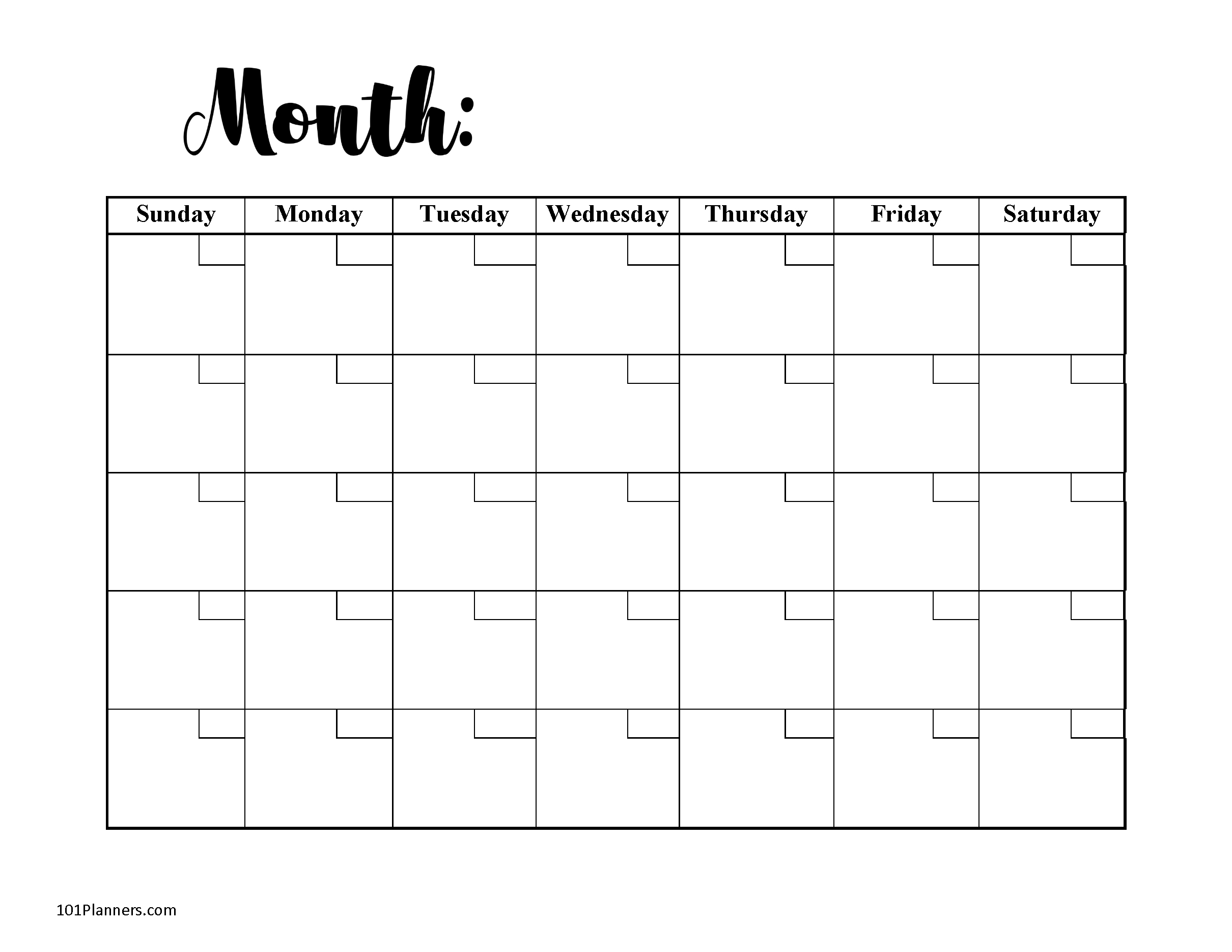 Free Blank Calendar Templates | Word, Excel, Pdf For Any Month | Is There A Printable Calendar In Word?