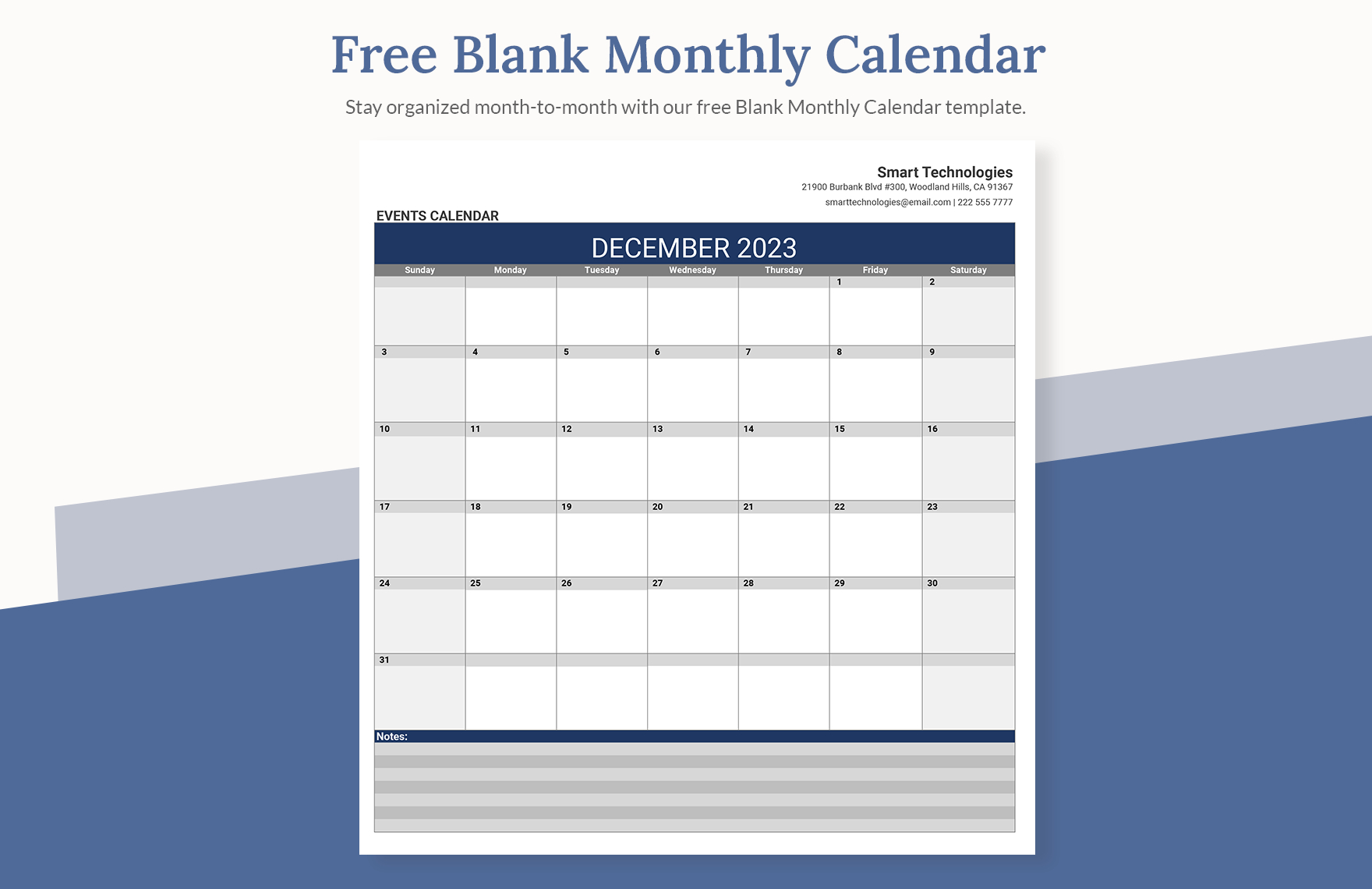 Free Blank Monthly Calendar - Download In Word, Google Docs, Excel | Wincalendar Free Printable Calendar 2024