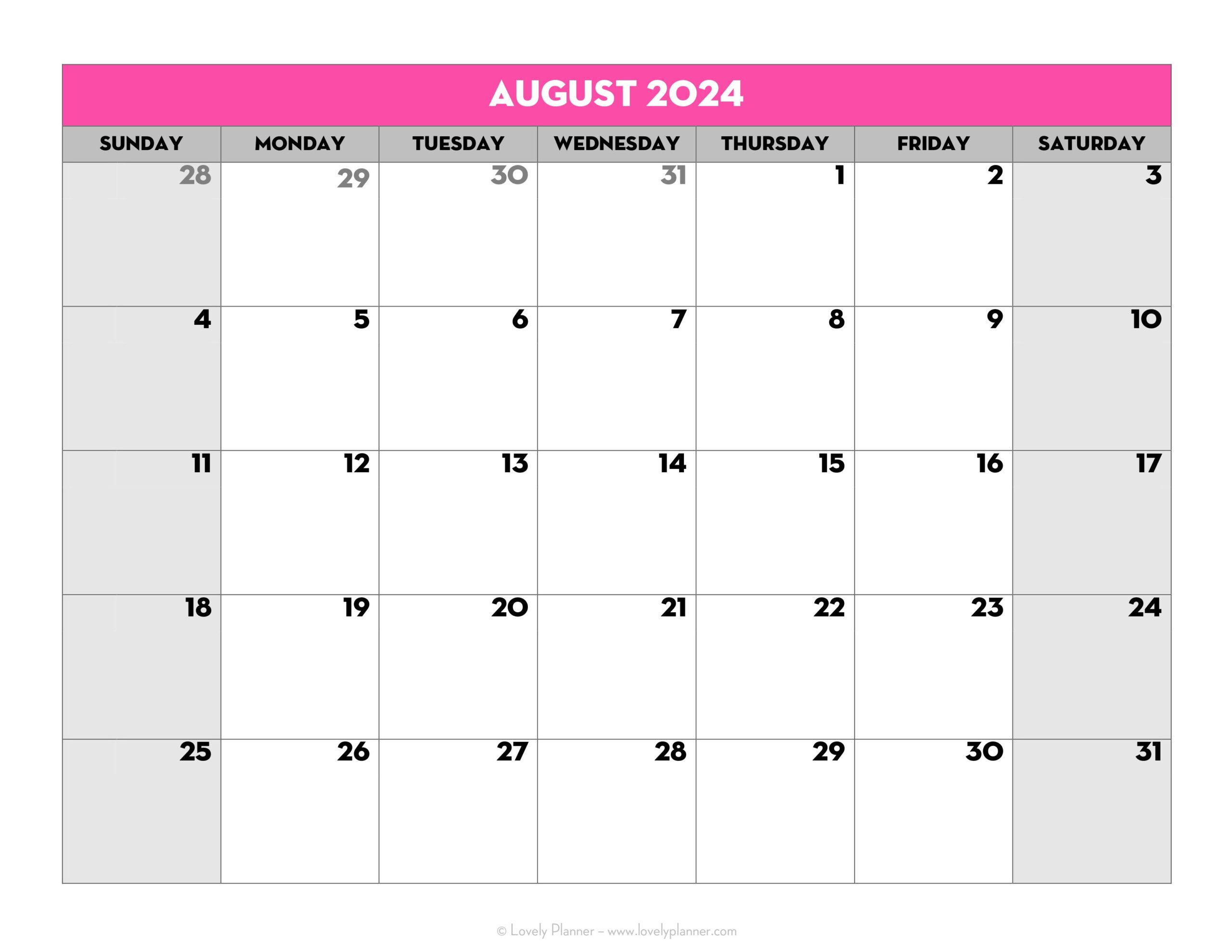 Free Printable 2023-2024 Monthly School Calendar Template - Lovely | Free Printable Lined Monthly Calendar 2024