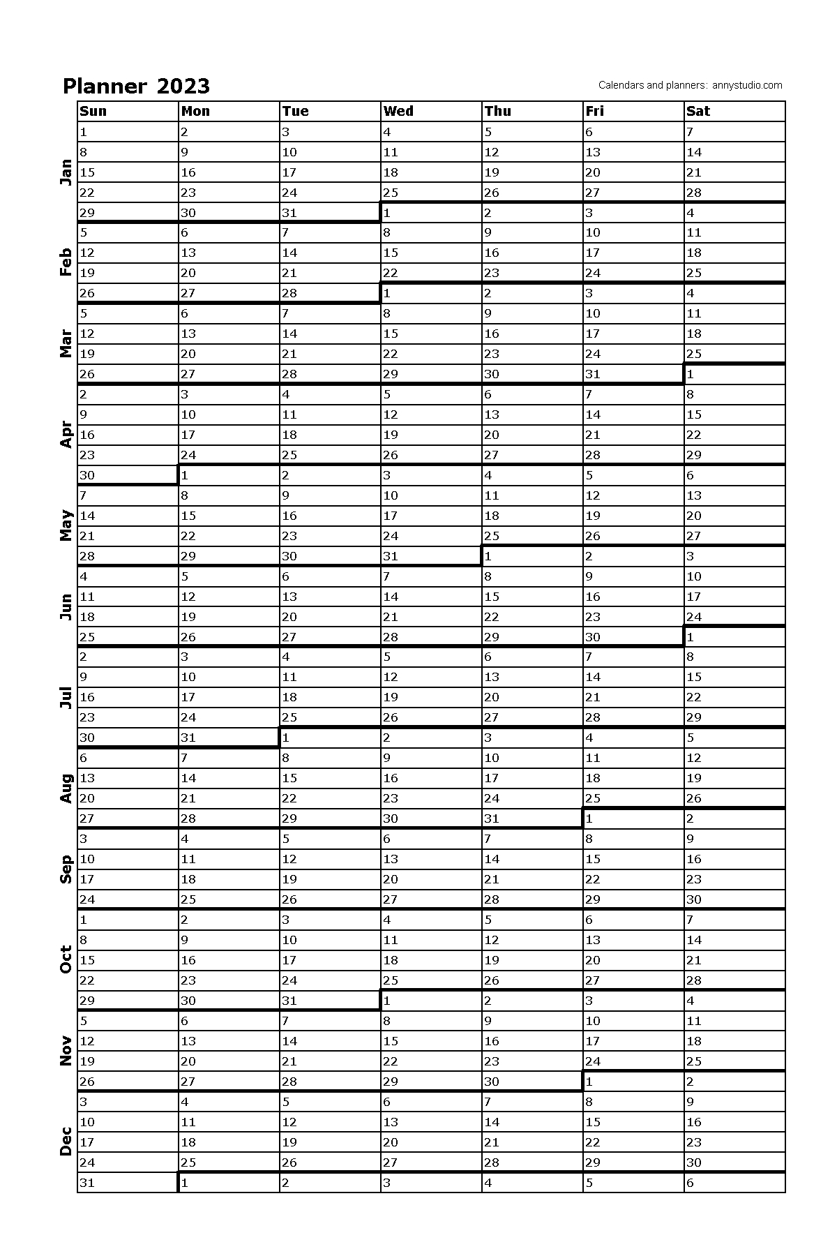 Free Printable Calendars And Planners 2022, 2023 And 2024 | Free | 2024 Yearly Calendar And Planner