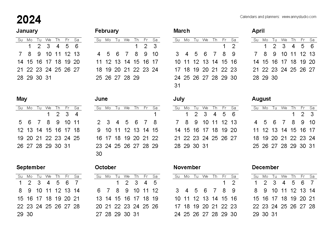 Free Printable Calendars And Planners 2024, 2025 And 2026 | Printable Calendar 2024 South Australia