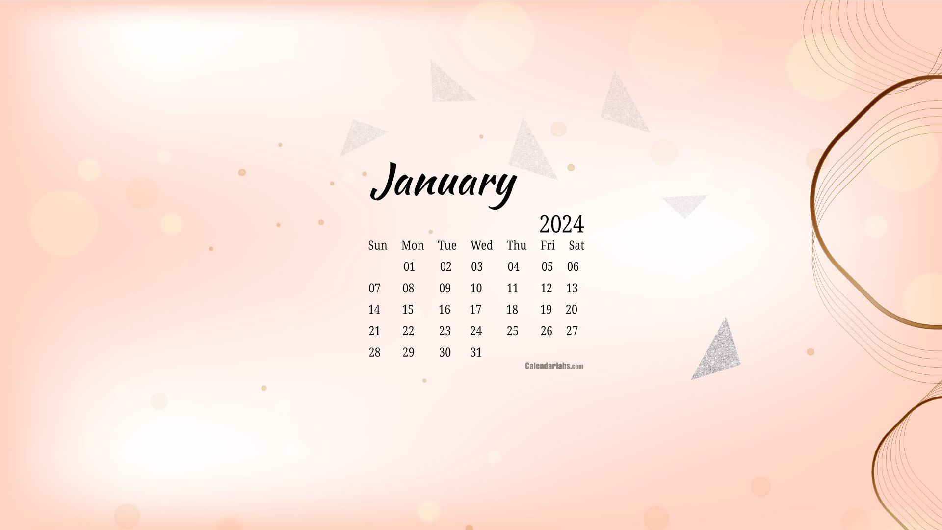 January 2024 Desktop Wallpaper Calendar - Calendarlabs | Calendar Labs 2024 Printable Calendar