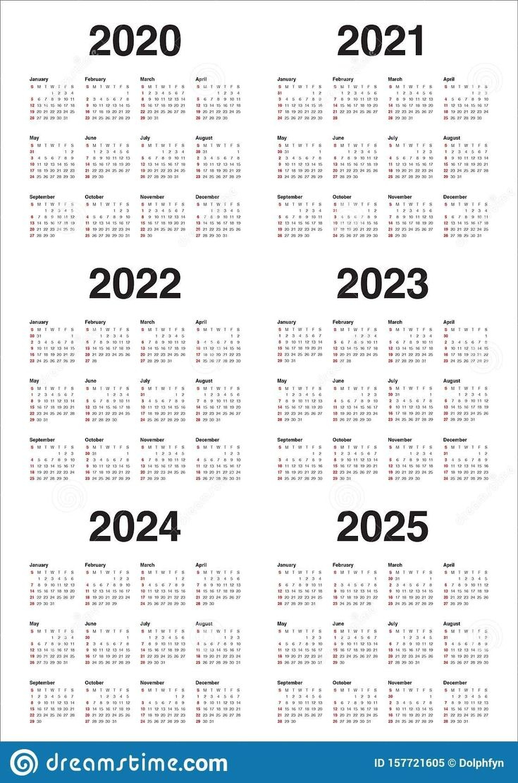 Printable 3 Year Calendars 2021 2022 2023 In 2020 | Yearly | Years With Same Calendar As 2024