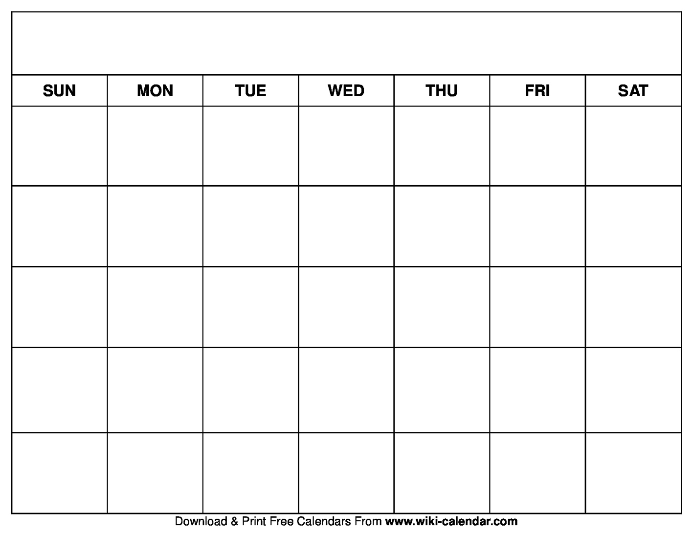 Printable Blank Calendar Templates - Wiki Calendar | Is There A Printable Calendar In Word?