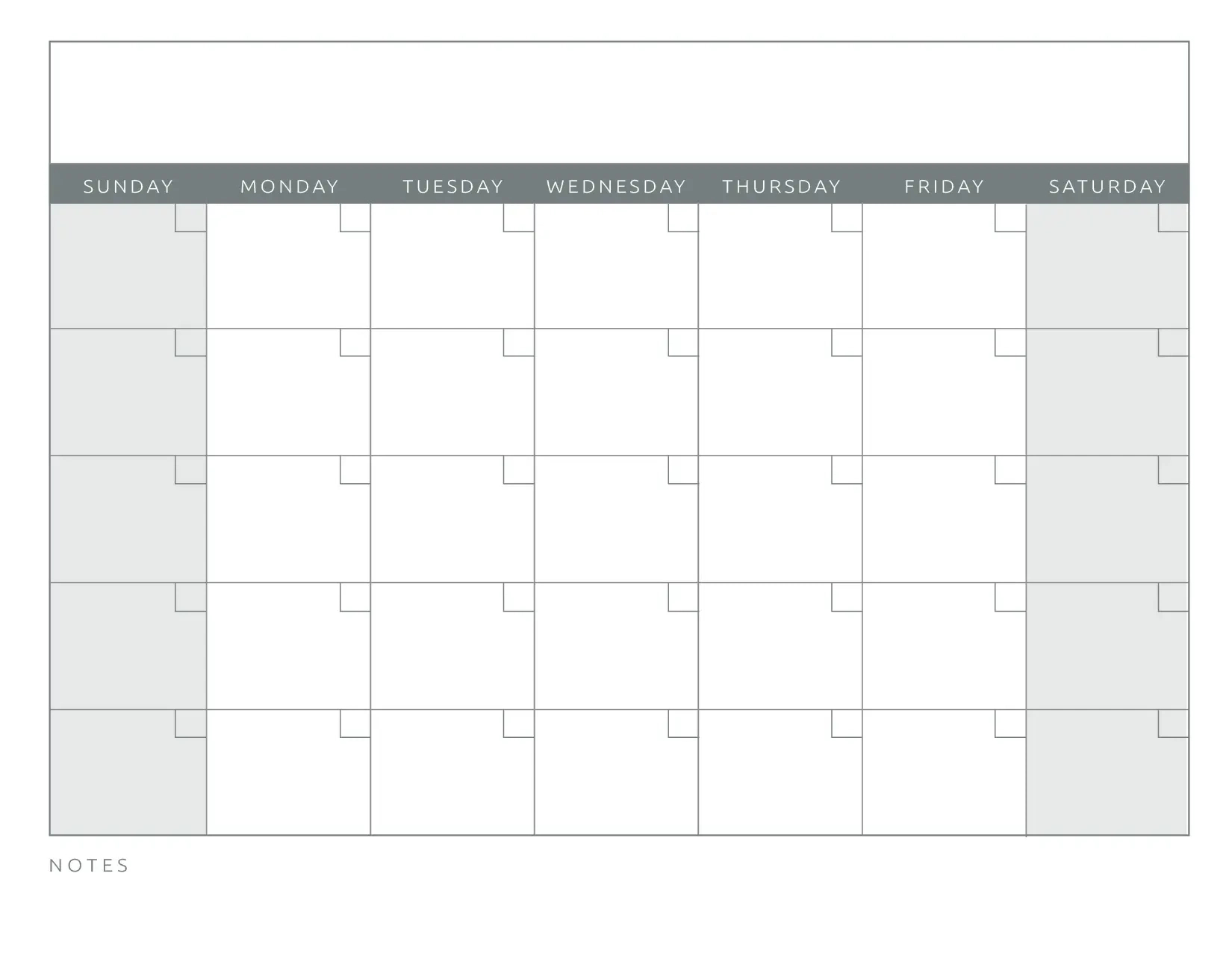 Printable Blank Calendar Templates - World Of Printables | Printable Calendar For Specific Dates