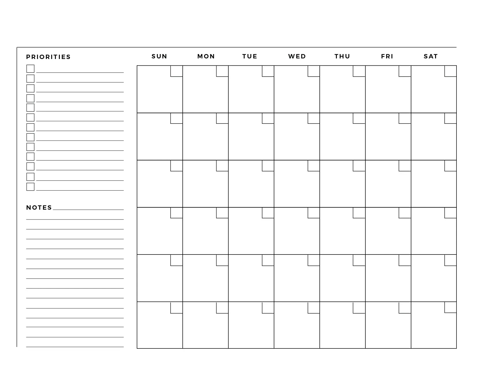 Printable Blank Calendar Templates - World Of Printables | Printable Calendar For Specific Dates