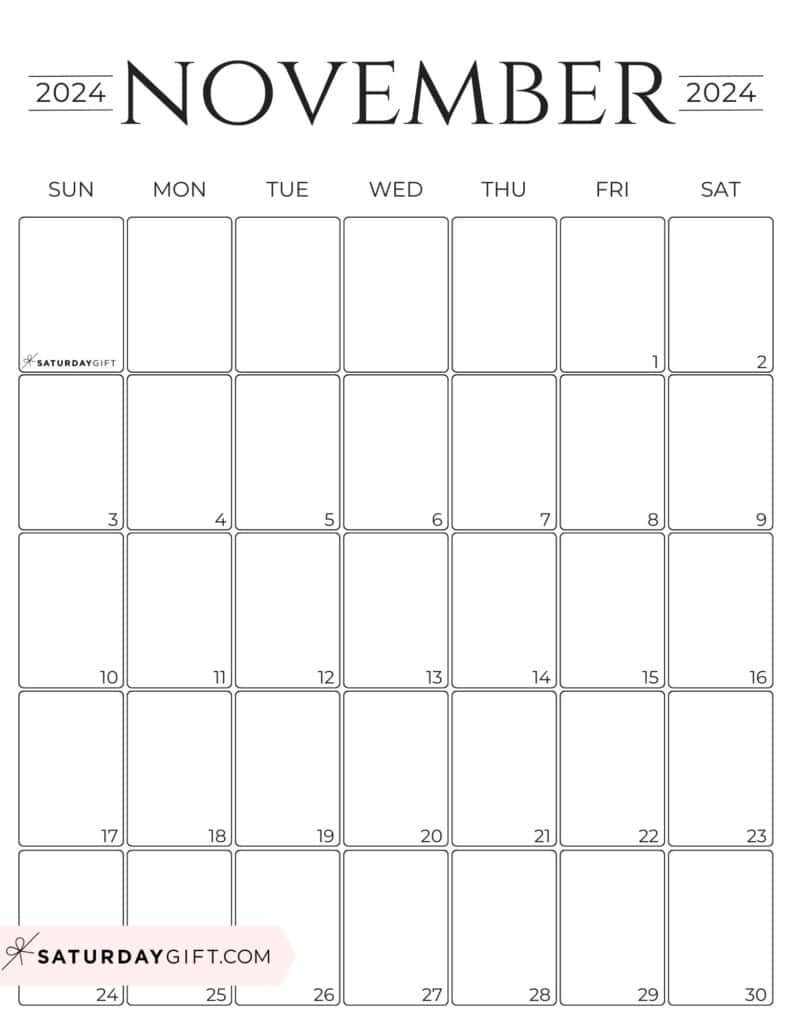 Simple Calendar Template 2024 - Free Printable Vertical Calendar | Printable Calendar 2024 Hp