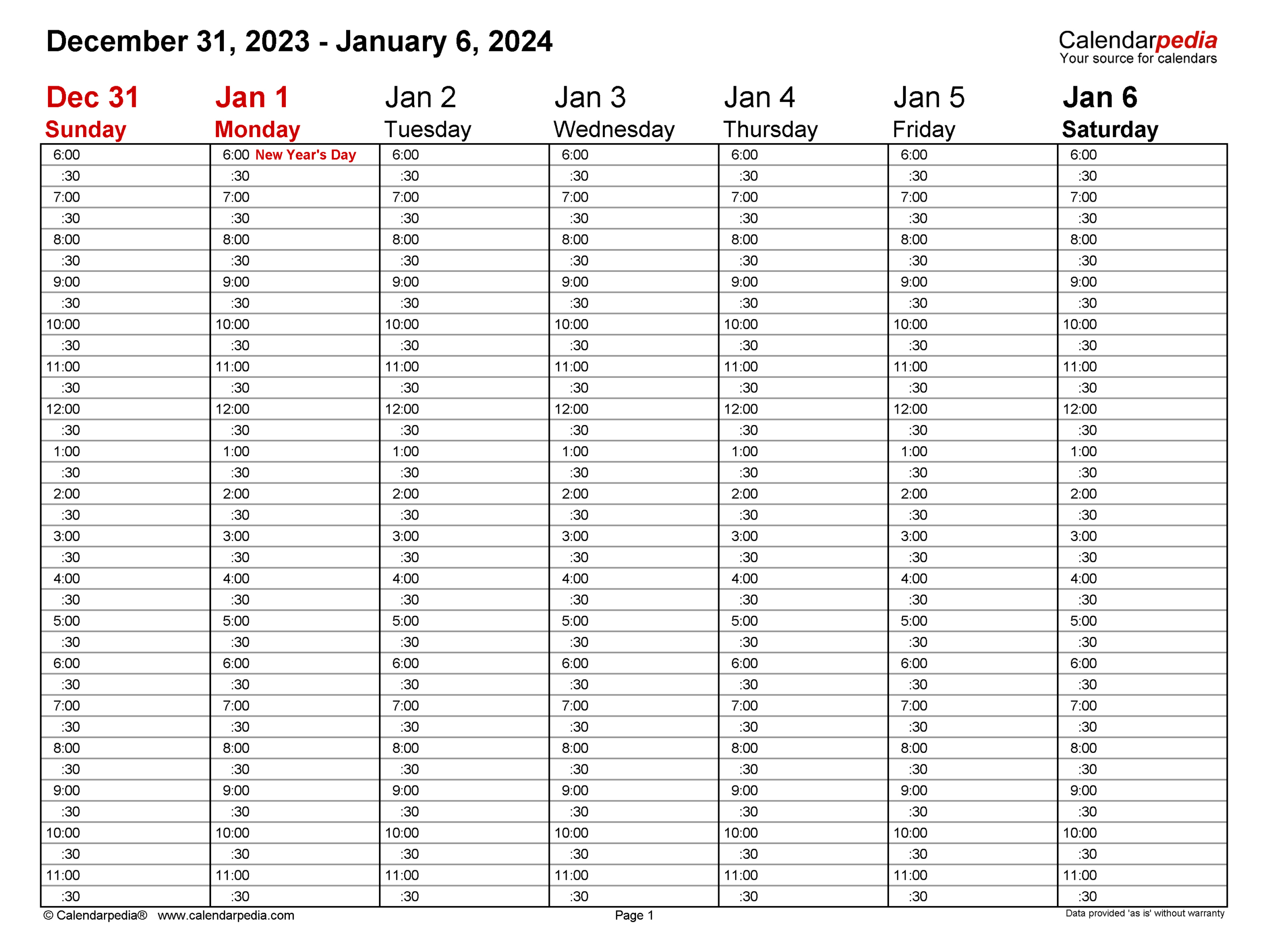 Weekly Calendars 2024 For Pdf - 12 Free Printable Templates | Calendar 2024 Printable Weekly