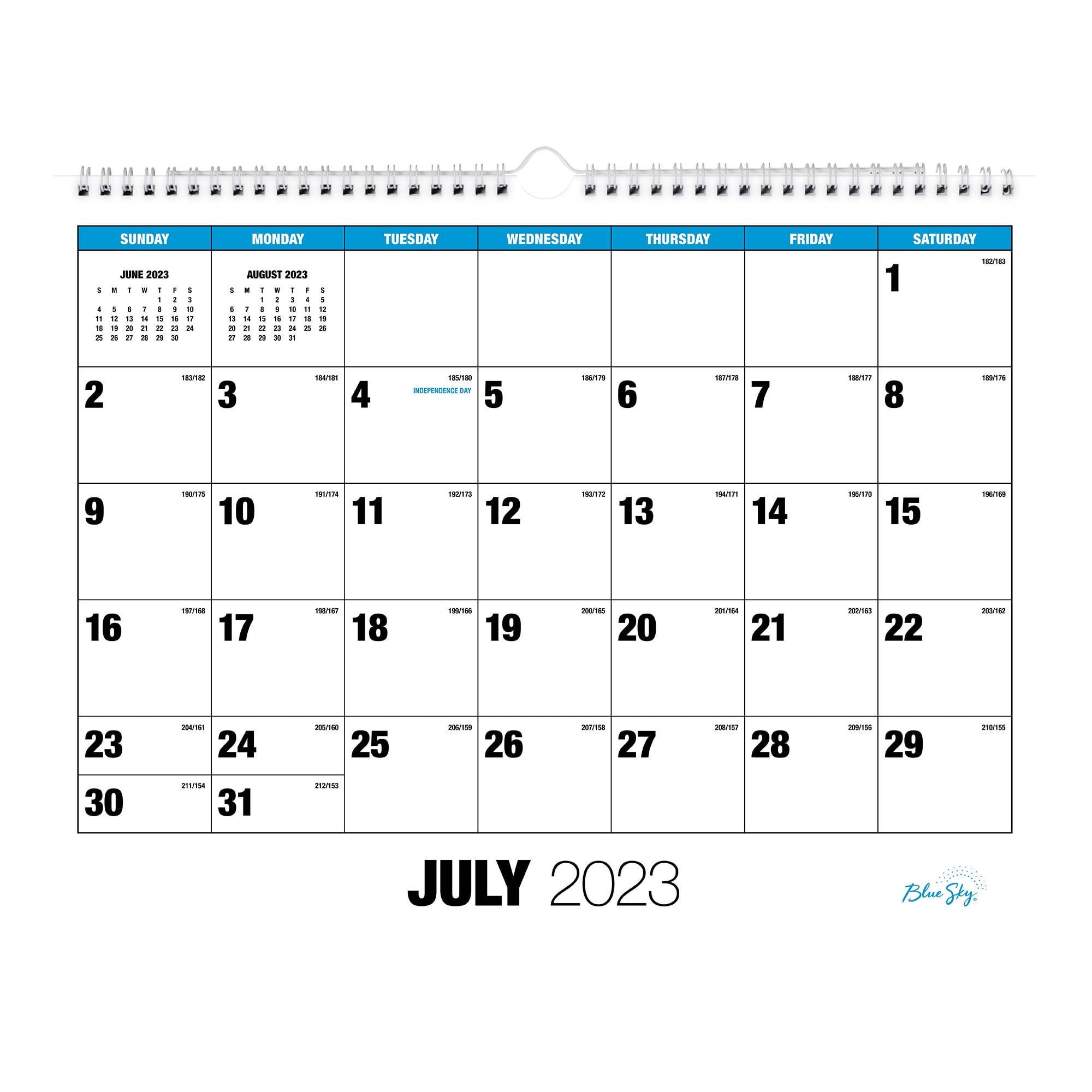 2023-2024 Blue Sky™ Classic Academic Monthly Wall Calendar, 15&amp;quot; X 12&amp;quot;, July 2023 To June 2024, 135556 | Blue Sky Calendar July 2024 June 2024