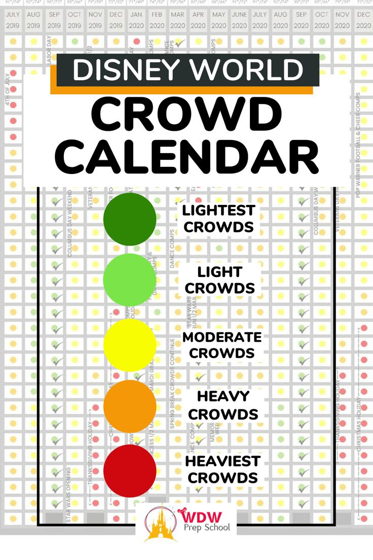 2024 &amp;amp; 2025 Disney World Crowd Calendar (Best Times To Go | Disney World June 2024 Crowd Calendar