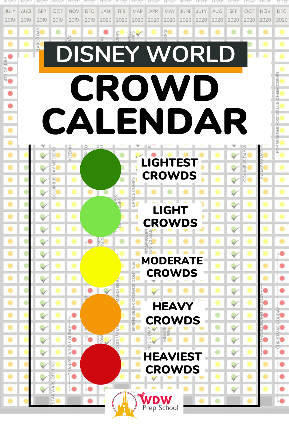 2024 &amp;amp; 2025 Disney World Crowd Calendar (Best Times To Go | Disney World June Crowd Calendar