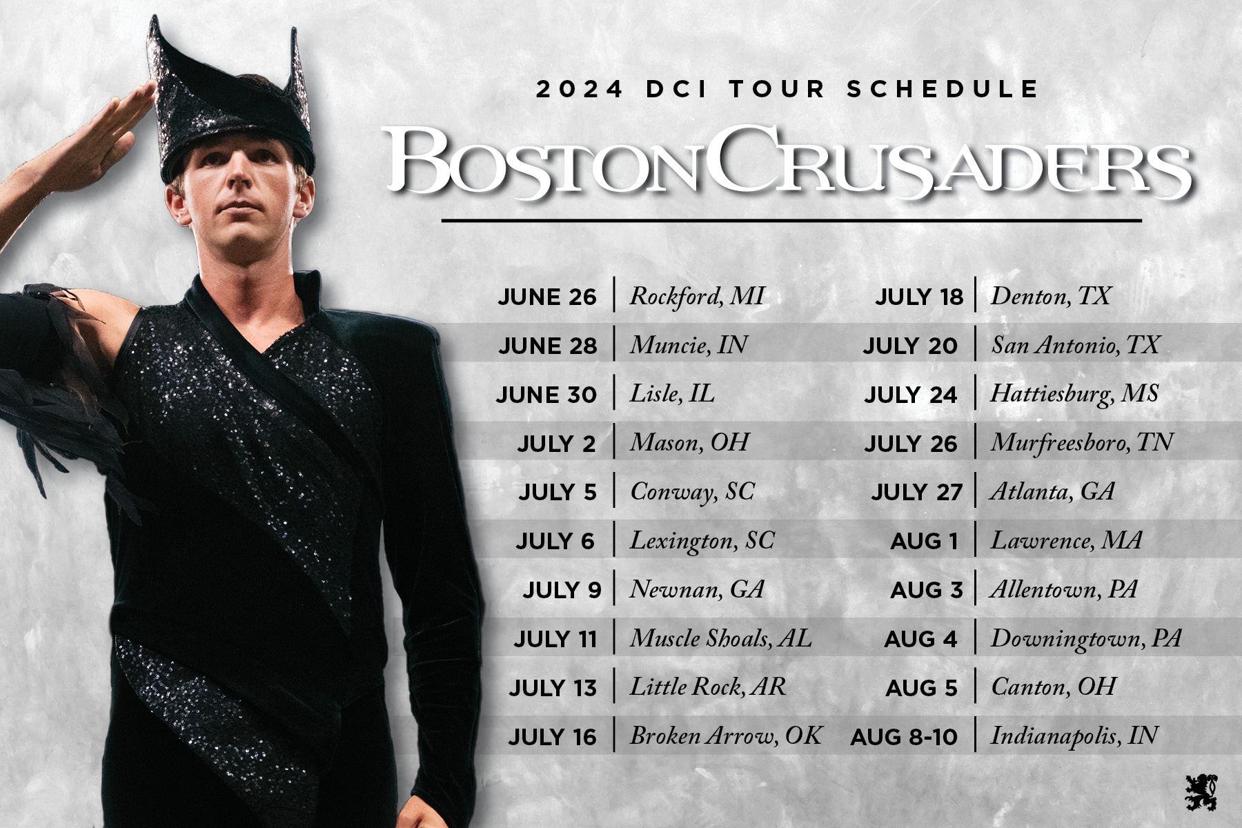 2024 Schedule | Boston Crusaders | Boston Event Calendar June 2024