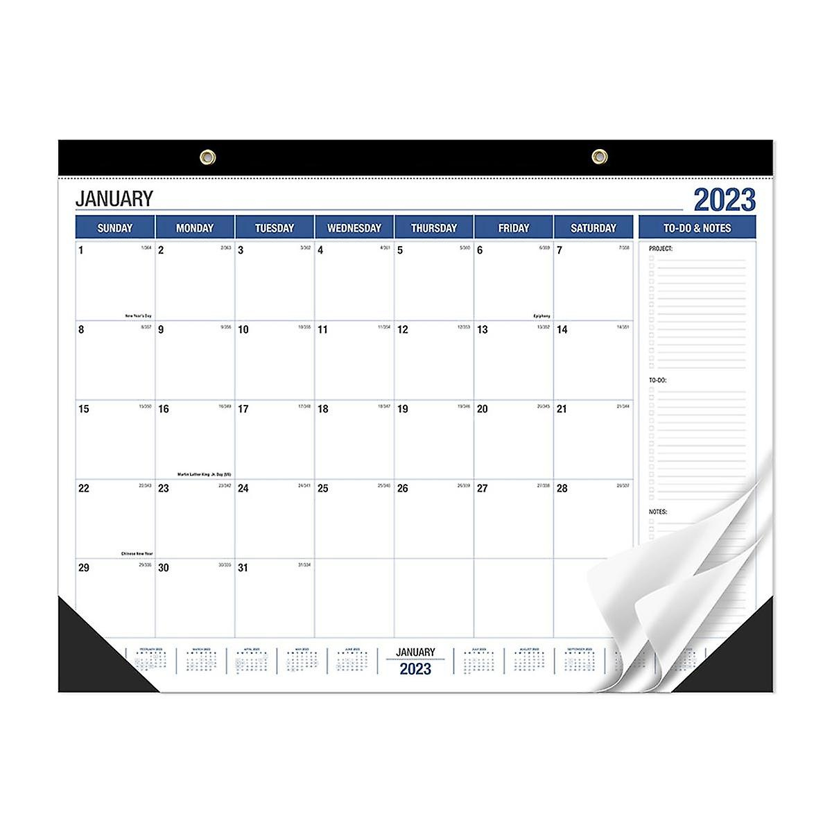 22In X 17In Desk Calendar 2024 From January 2024 To June 2025 | Calendar 2024 January to June 2025