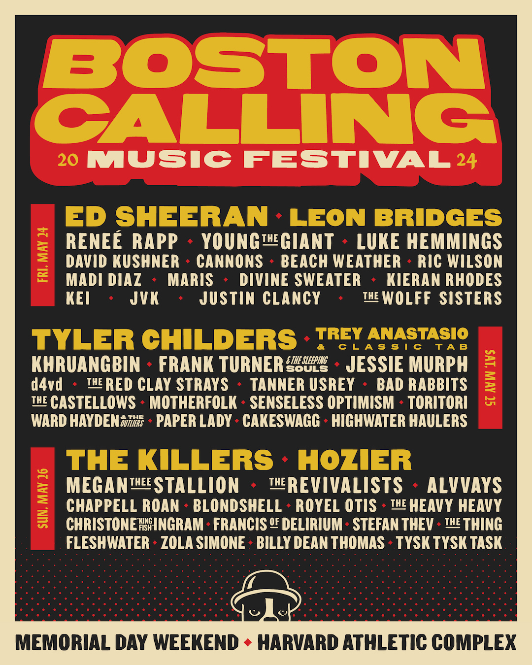 Boston Calling | Boston, Ma | May 24-26, 2024 | Boston Calendar Of Events June 2024