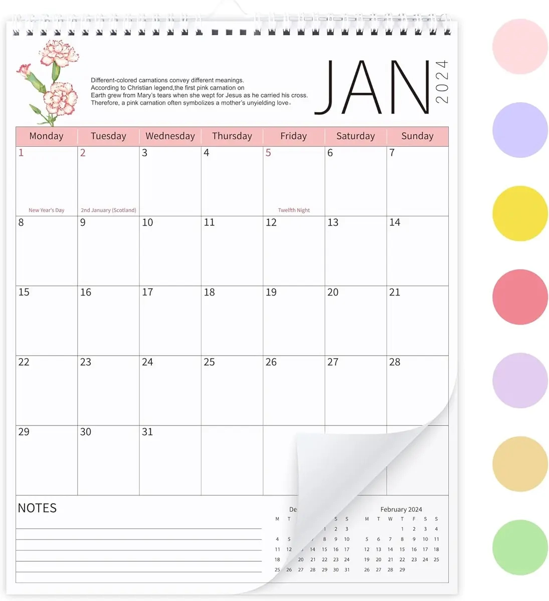 Calendar 2024-2025 -18 Month Wall Calendar From Jan 2024- June 2025 Monthly For | Calendar 2024 January to June 2025