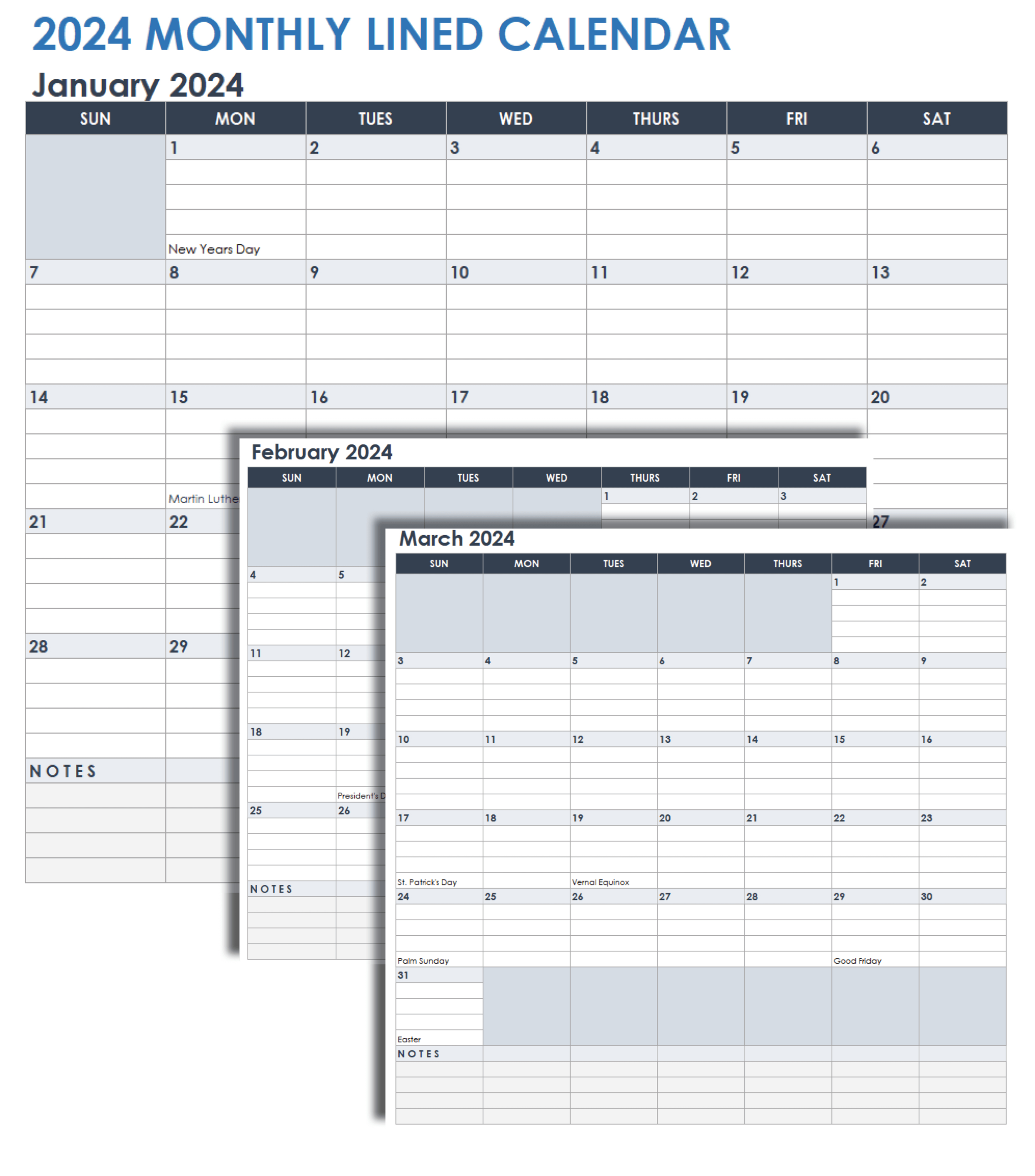 Free Google Sheets Monthly Calendar Templates | Smartsheet | June 2024 Calendar Google Sheets