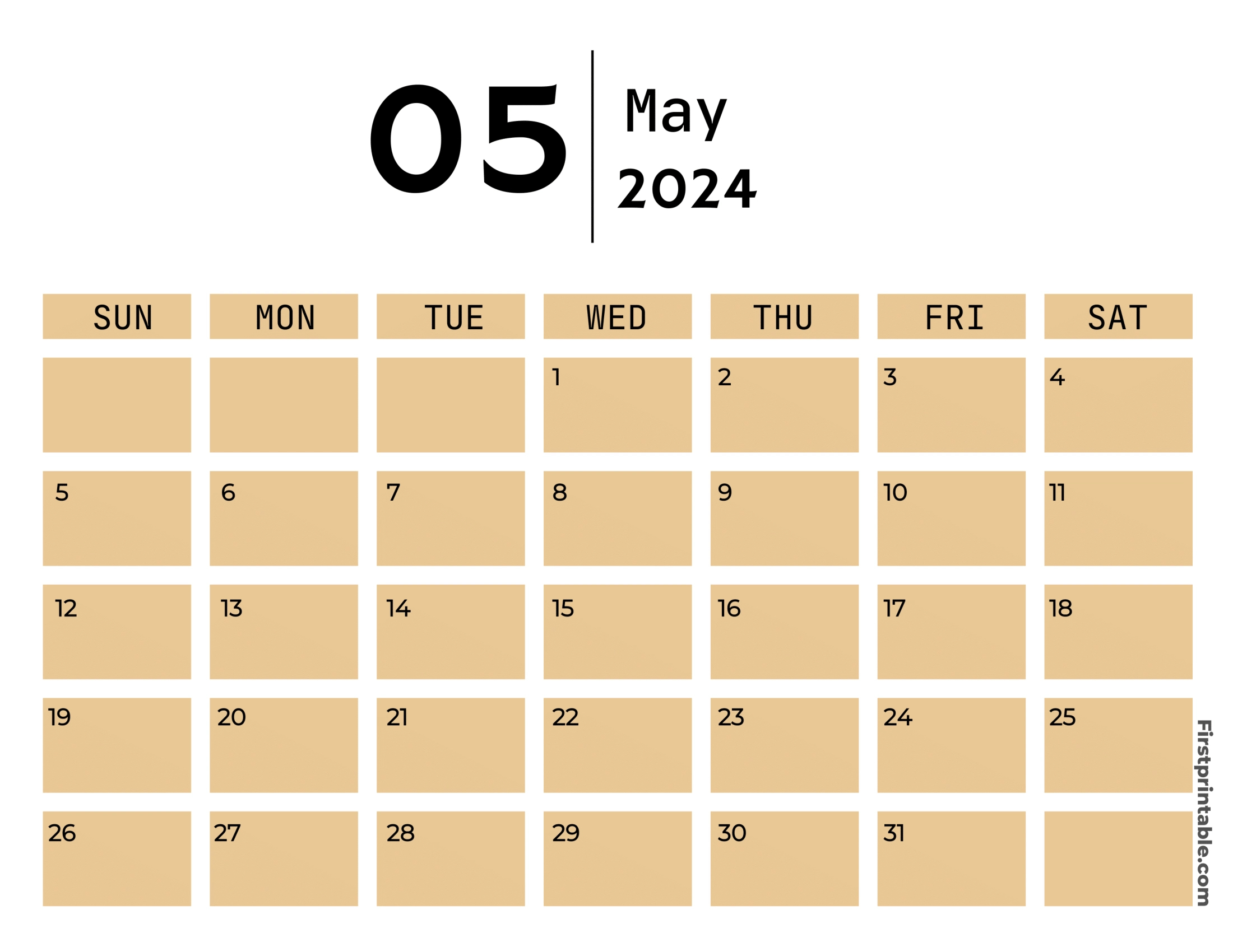 Free Printable &amp;amp; Fillable May Calendar 2024 | Editable May And June 2024 Calendar