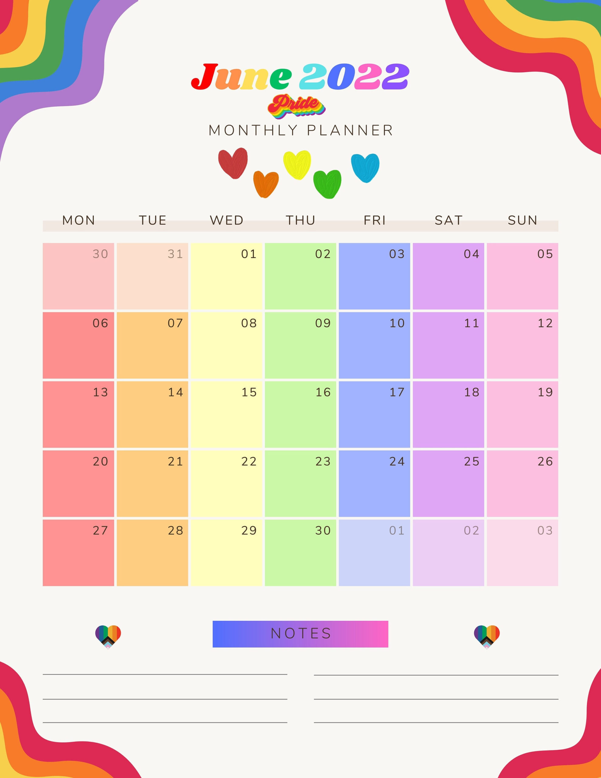 Gay Calendar - Etsy.de | June 2024 Pride Month Calendar