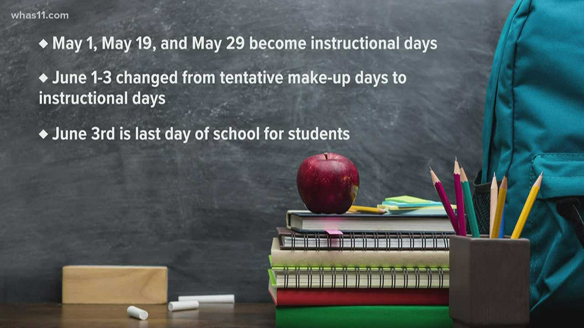 Jcps Marks Calendar Changes, Moves Last Day To June 3 | What Is The Last Day of June Calendar