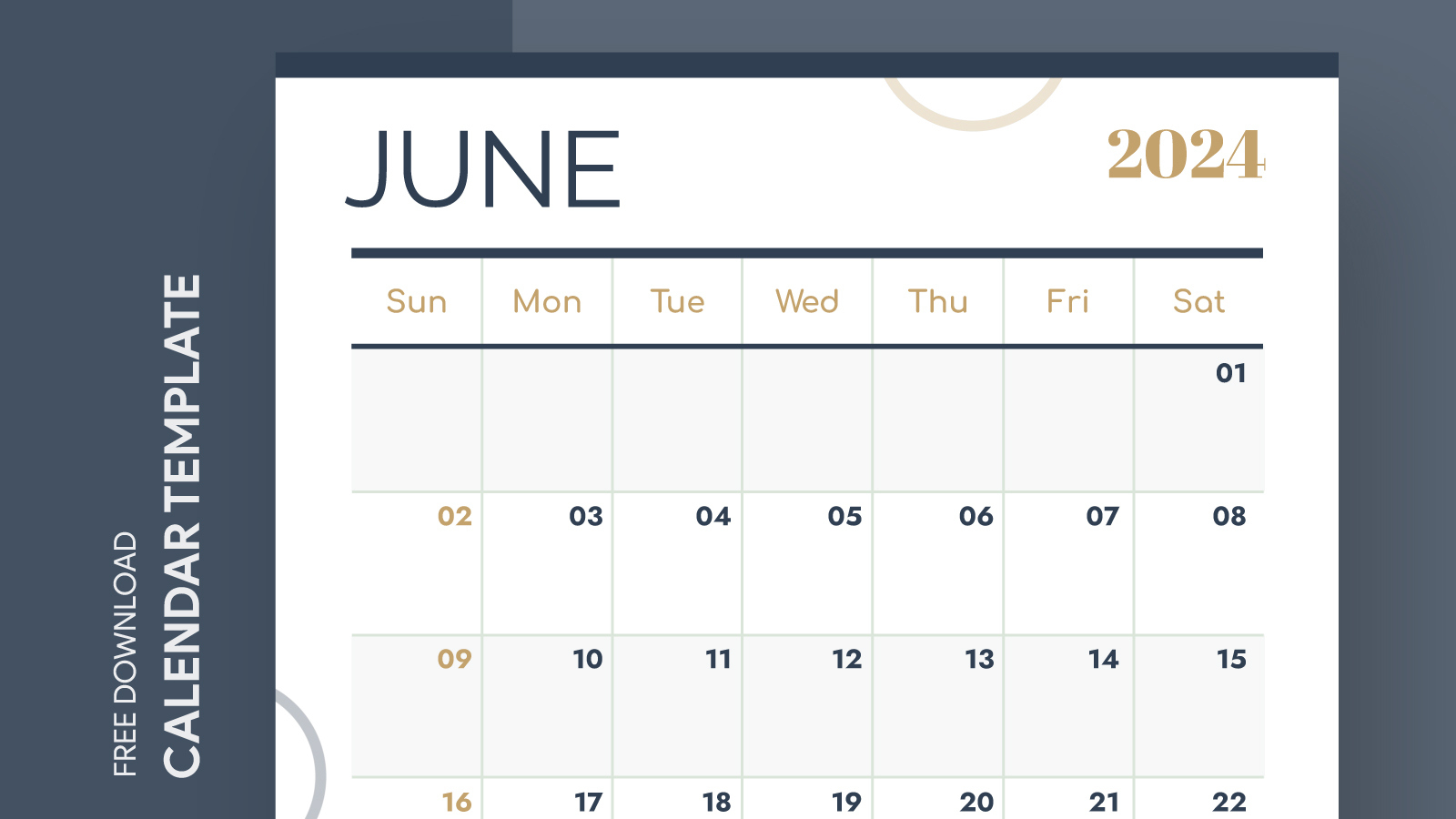 June 2024 Calendar Free Google Docs Template - Gdoc.io | June 2024 Calendar Google Sheets