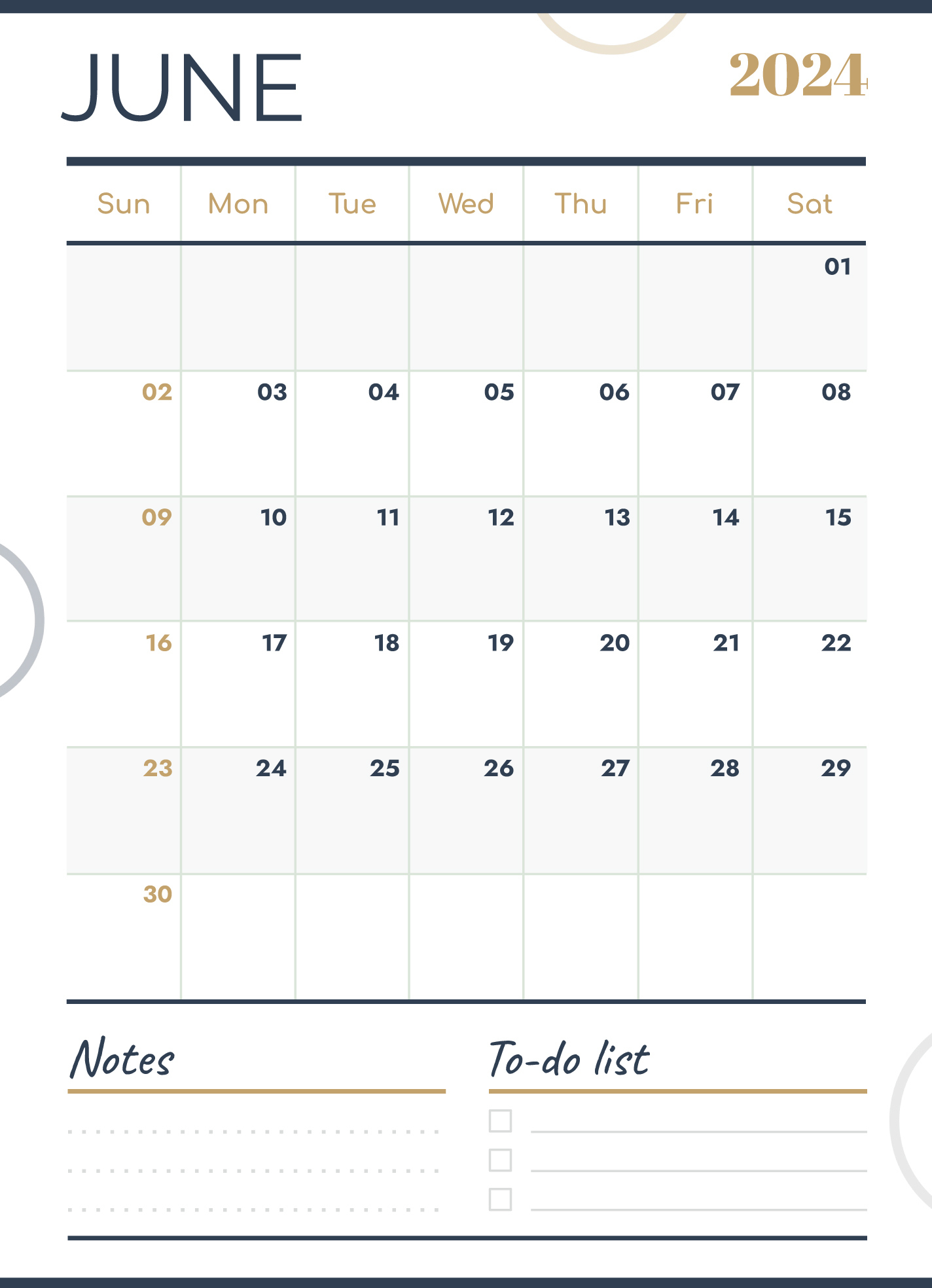 June 2024 Calendar Free Google Docs Template - Gdoc.io | June 2024 Calendar Google Sheets