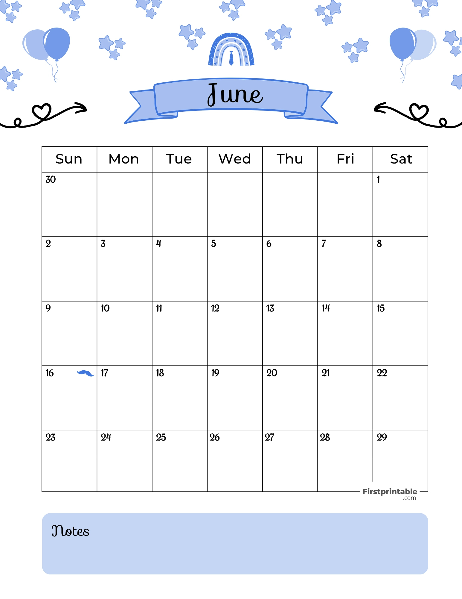 June 2024 Calendars | 40 Free Printable Pdf | June 2024 Calendar Father&amp;#039;S Day