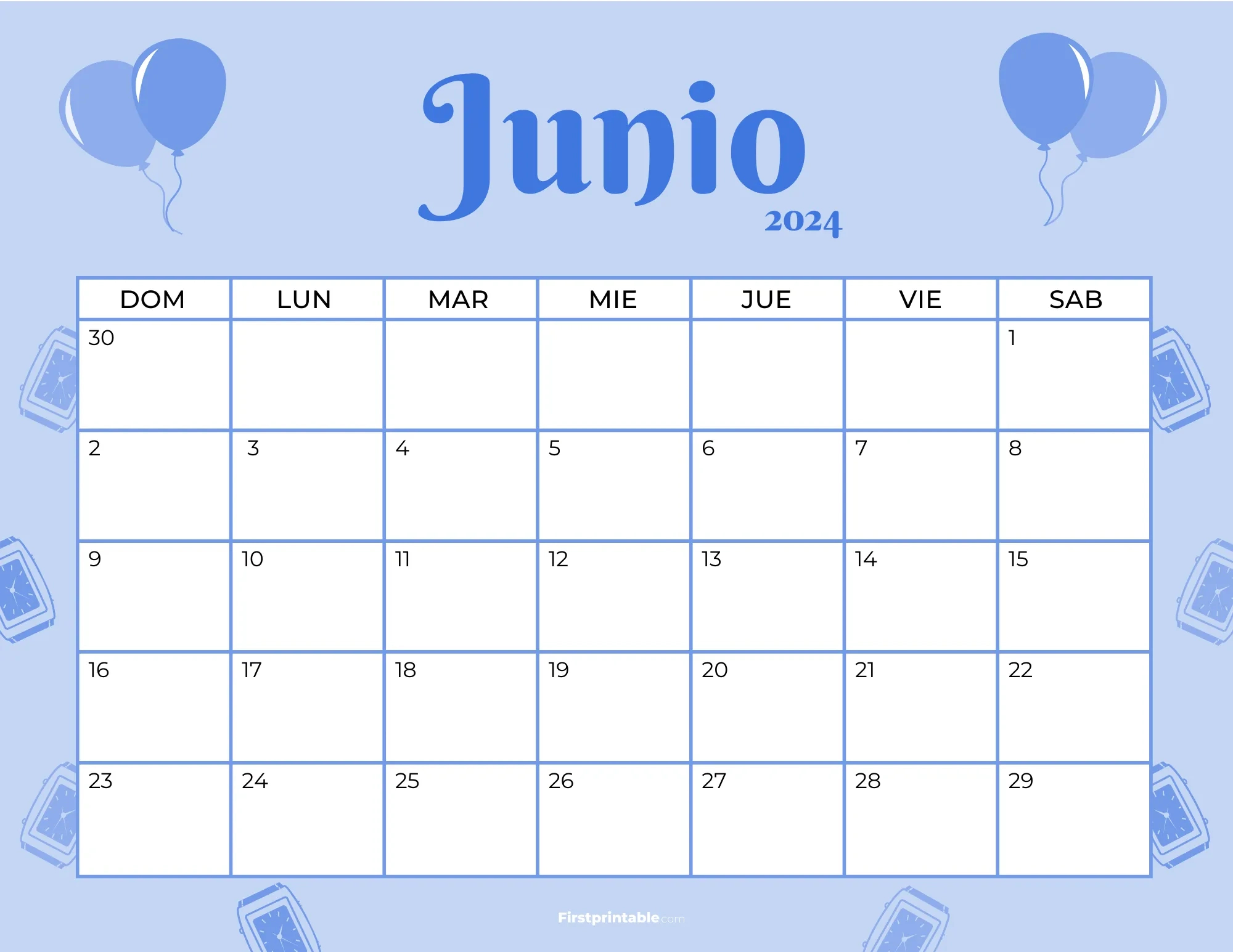 June 2024 Calendars | 40 Free Printable Pdf | June 2024 Calendar Fathers Day