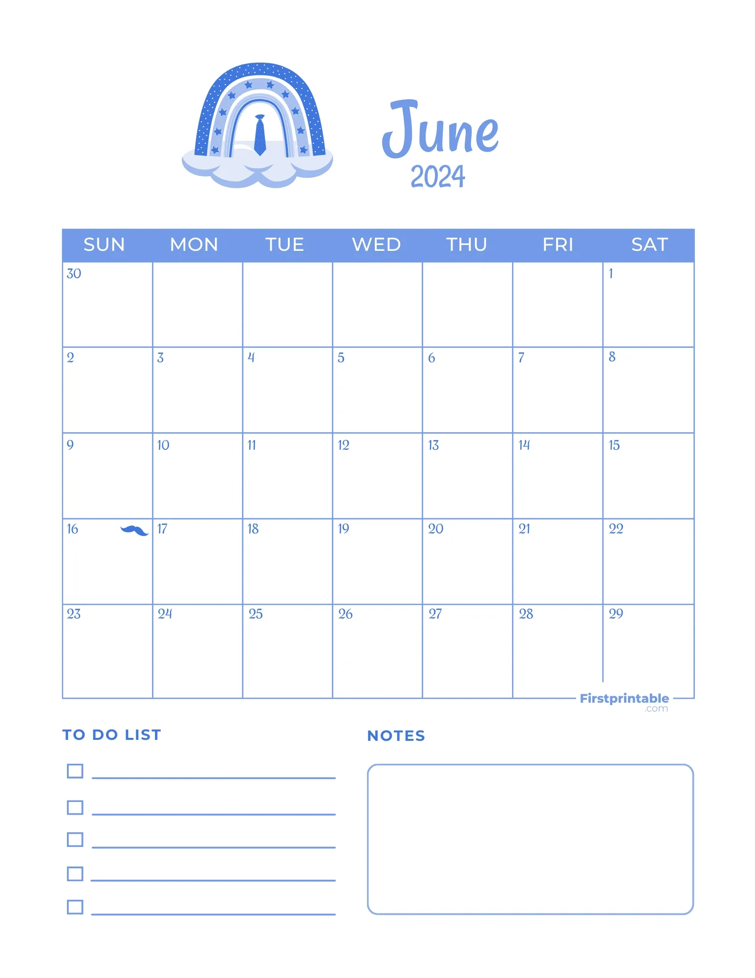 June 2024 Calendars | 40 Free Printable Pdf | June 2024 Calendar Fathers Day