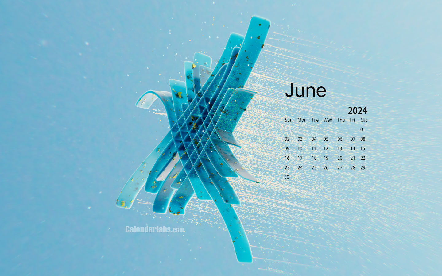 June 2024 Desktop Wallpaper Calendar - Calendarlabs | Desktop Wallpaper Calendar June 2024