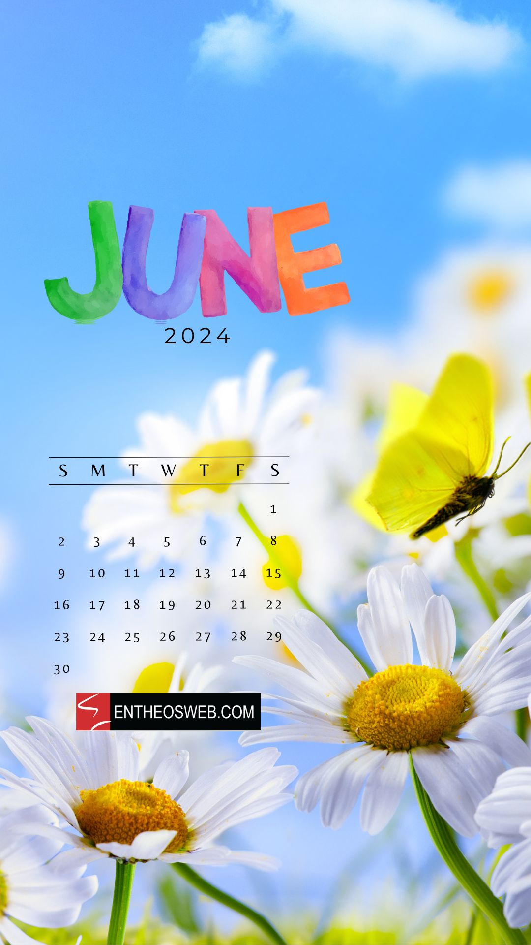 June 2024 Phone Wallpapers | Entheosweb | June 2024 Calendar Phone Wallpaper