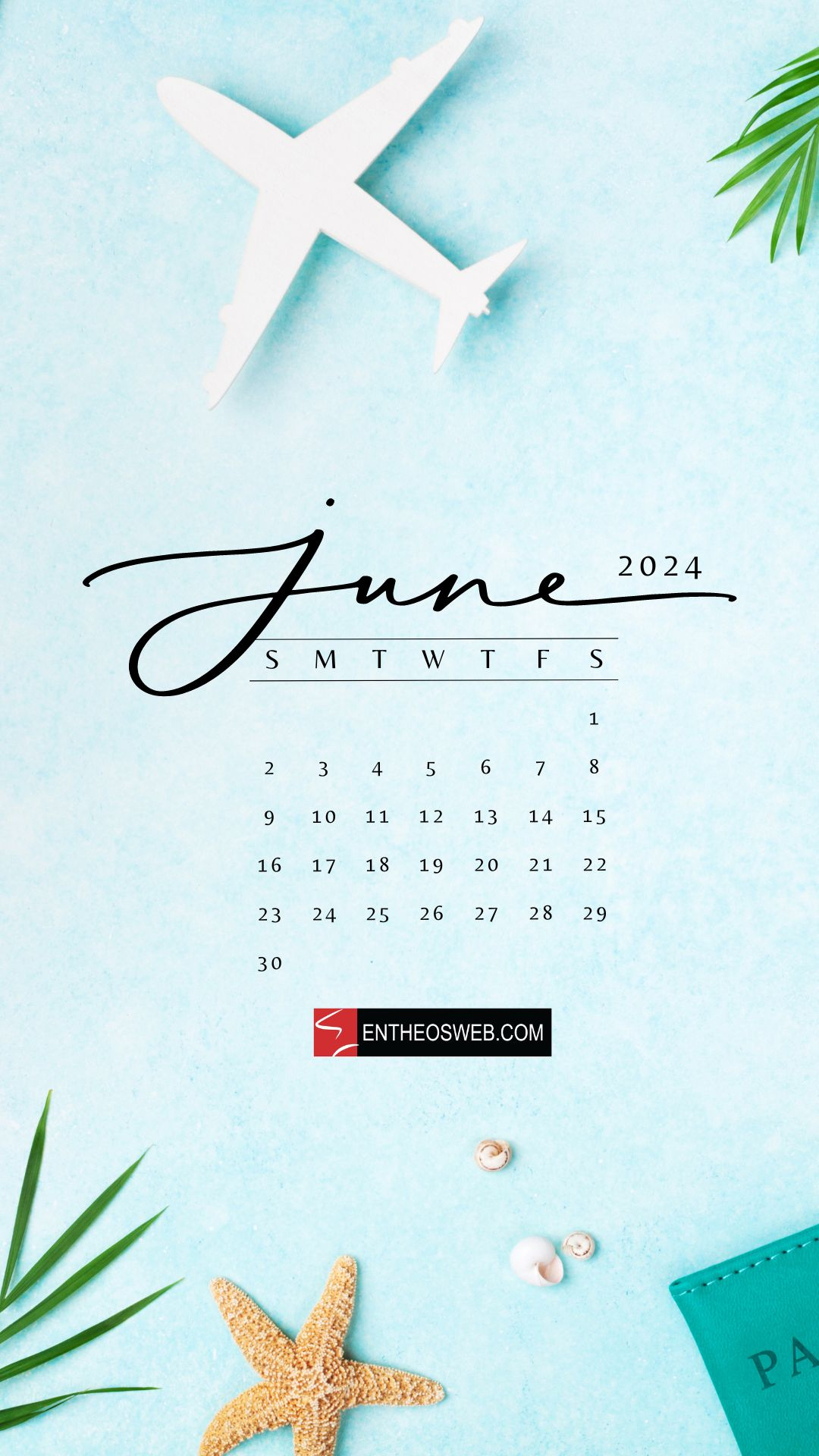 June Calendar Phone Wallpaper | Entheosweb | June 2024 Calendar Phone Wallpaper