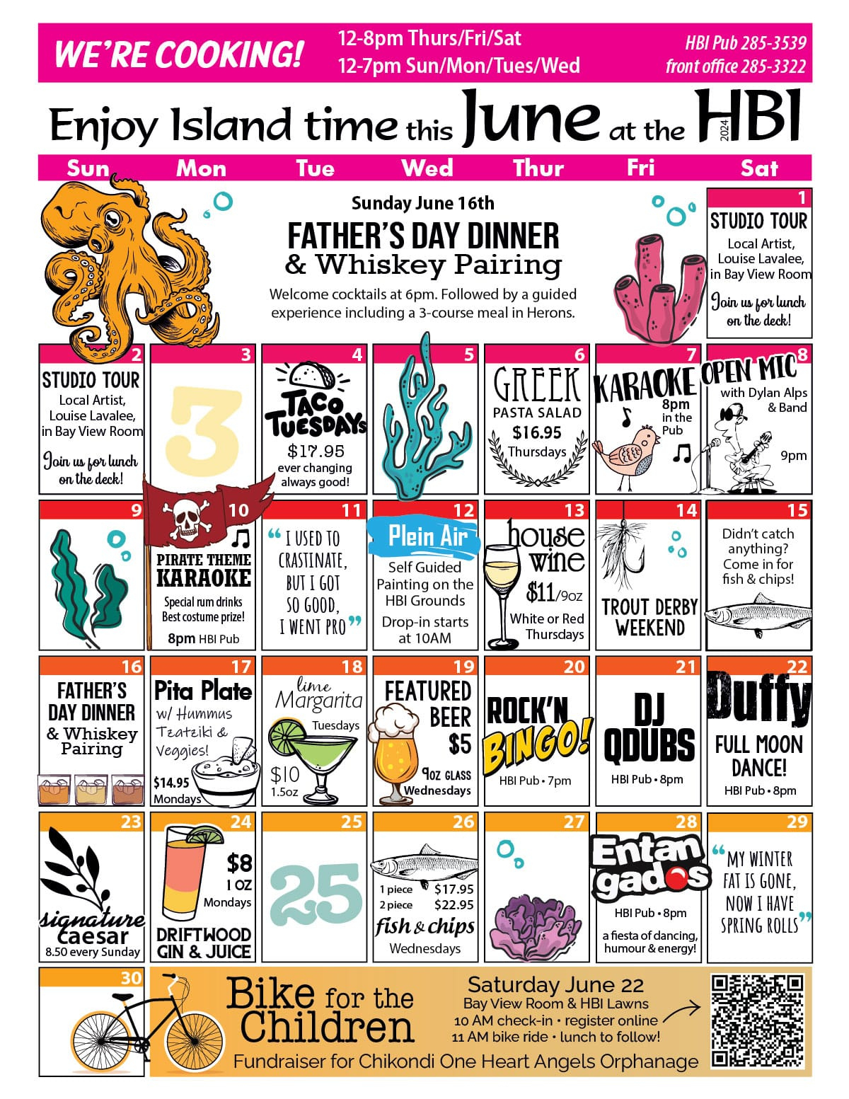 June Calendar: What&amp;#039;S Happening At The Inn - Heriot Bay Inn | Top | Calendar Events For June 2024