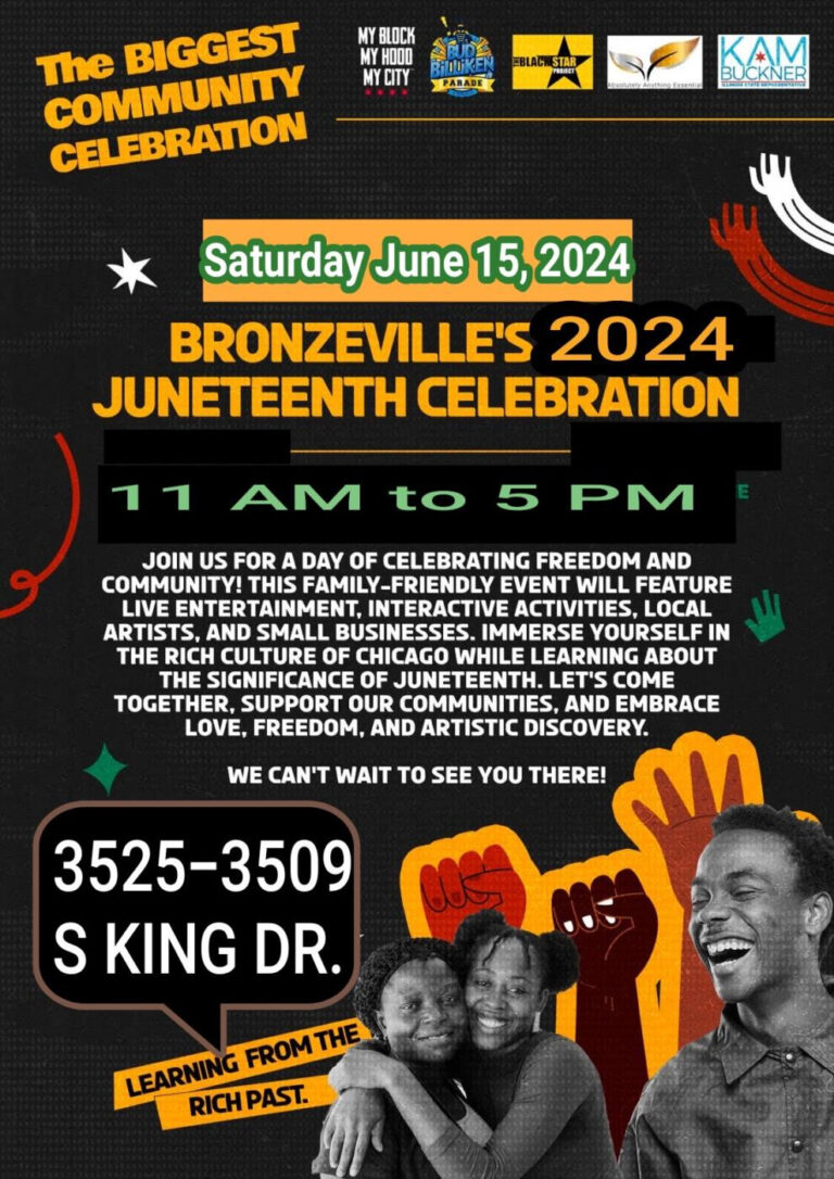 Juneteenth In Bronzeville 2024: Unity Rising: “Celebrating Freedom | Chicago Calendar of Events June 2024