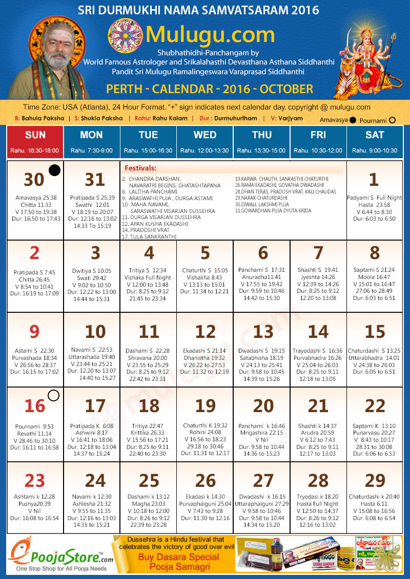 Perth Telugu Calendar 2016 October - Mulugu Telugu Calendars | 1994 June Telugu Panchangam Calendar